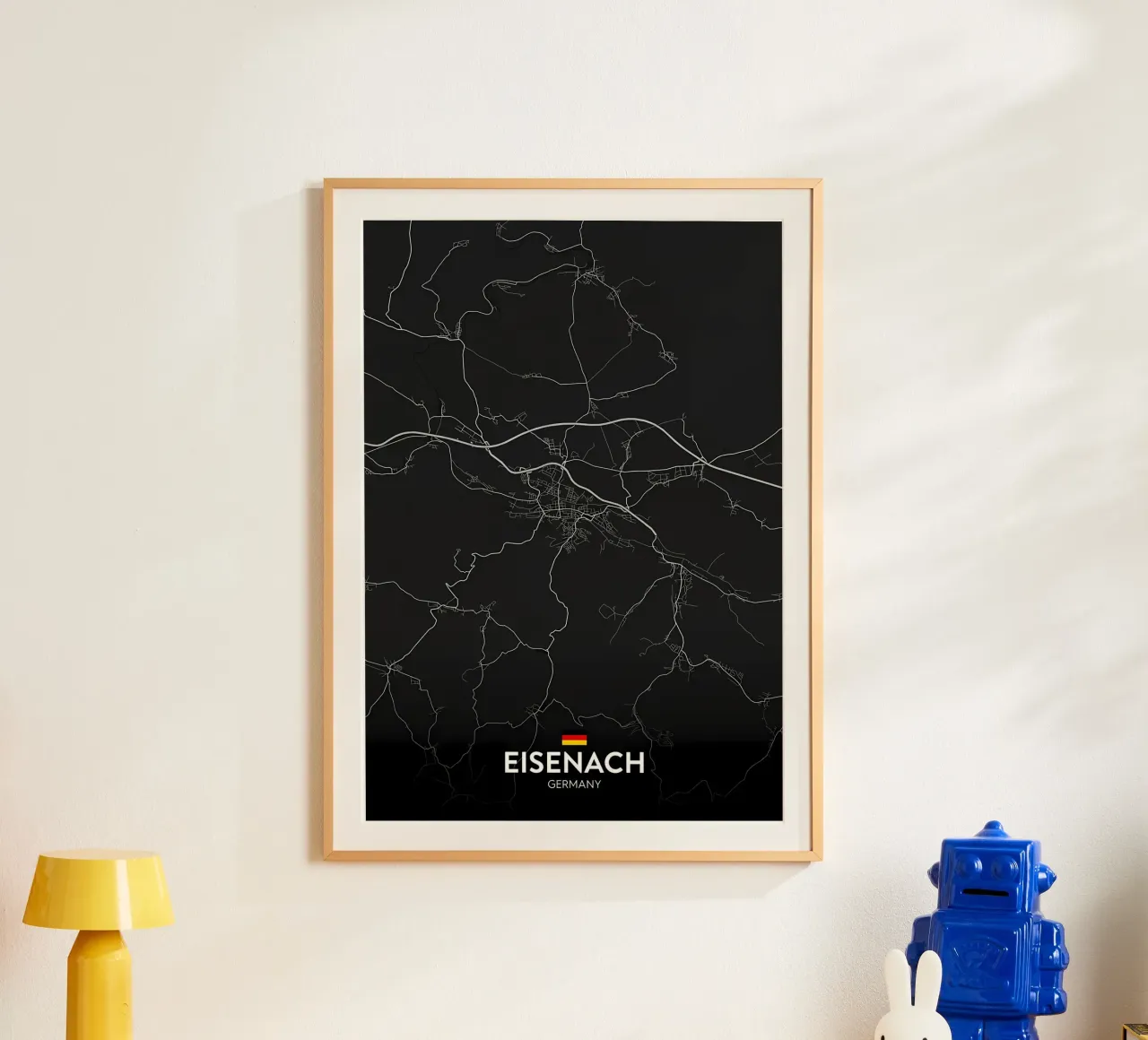 Eisenach DE poster con telaio in plastica da Christopher Adams