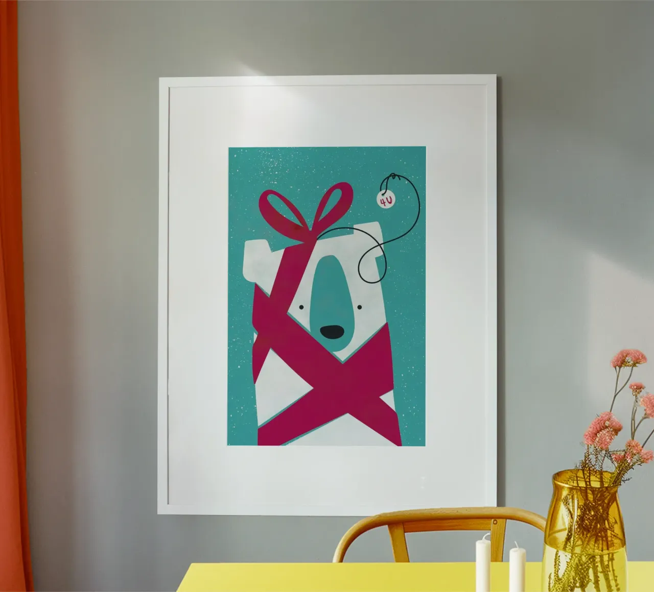 Surprise poster con telaio in alluminio da Doozal