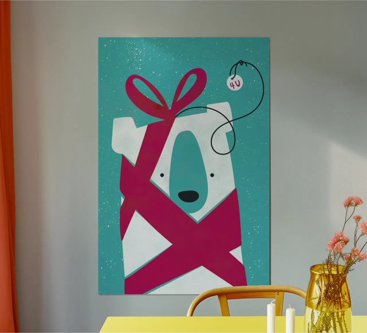 Surprise poster con telaio in alluminio da Doozal