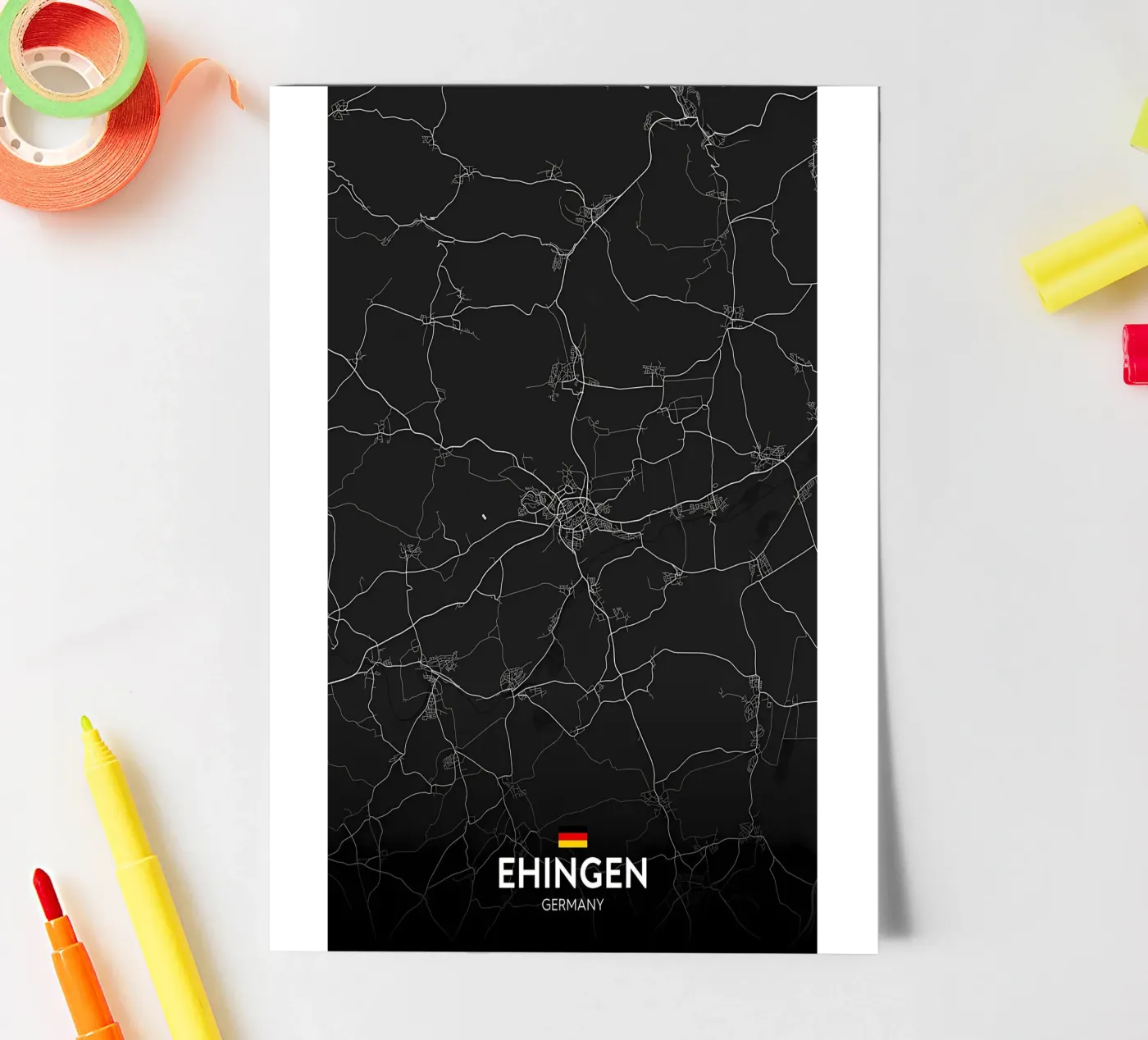 Ehingen DE sticker sheet by Christopher Adams