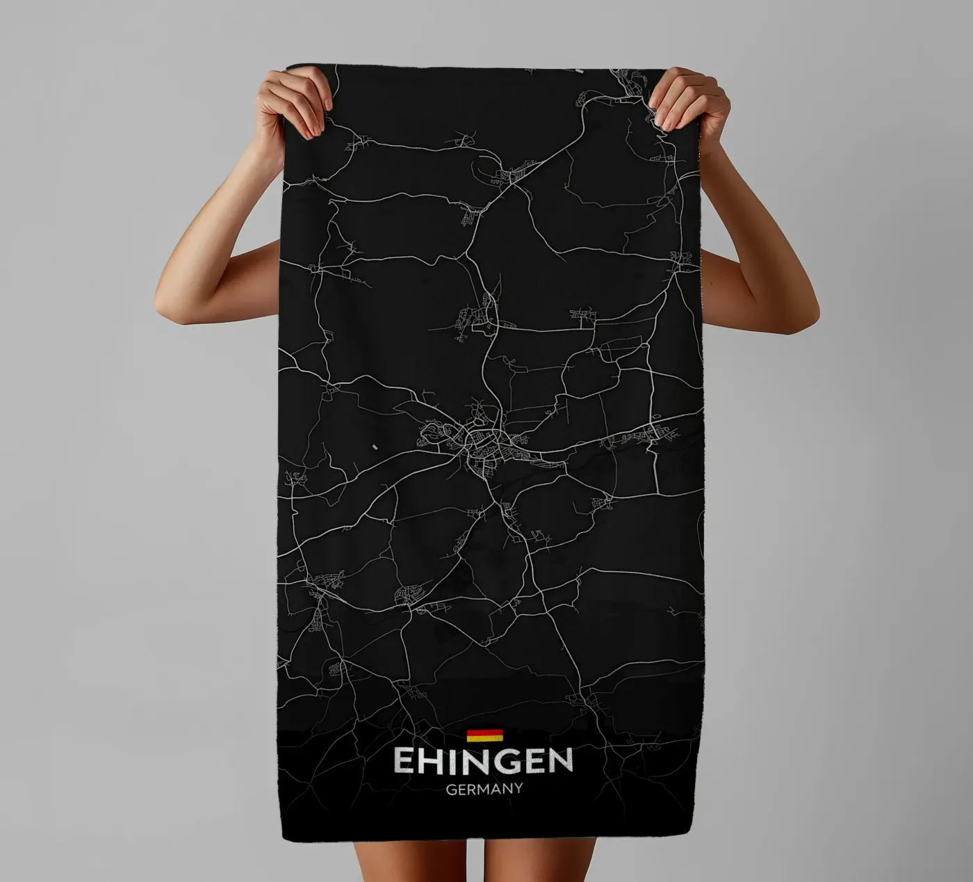 Ehingen DE badhanddoek van Christopher Adams