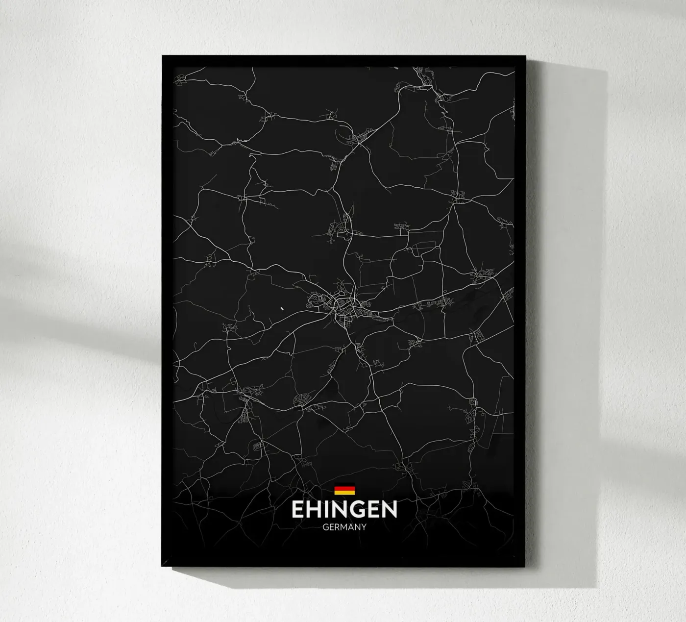 Ehingen DE poster by Christopher Adams