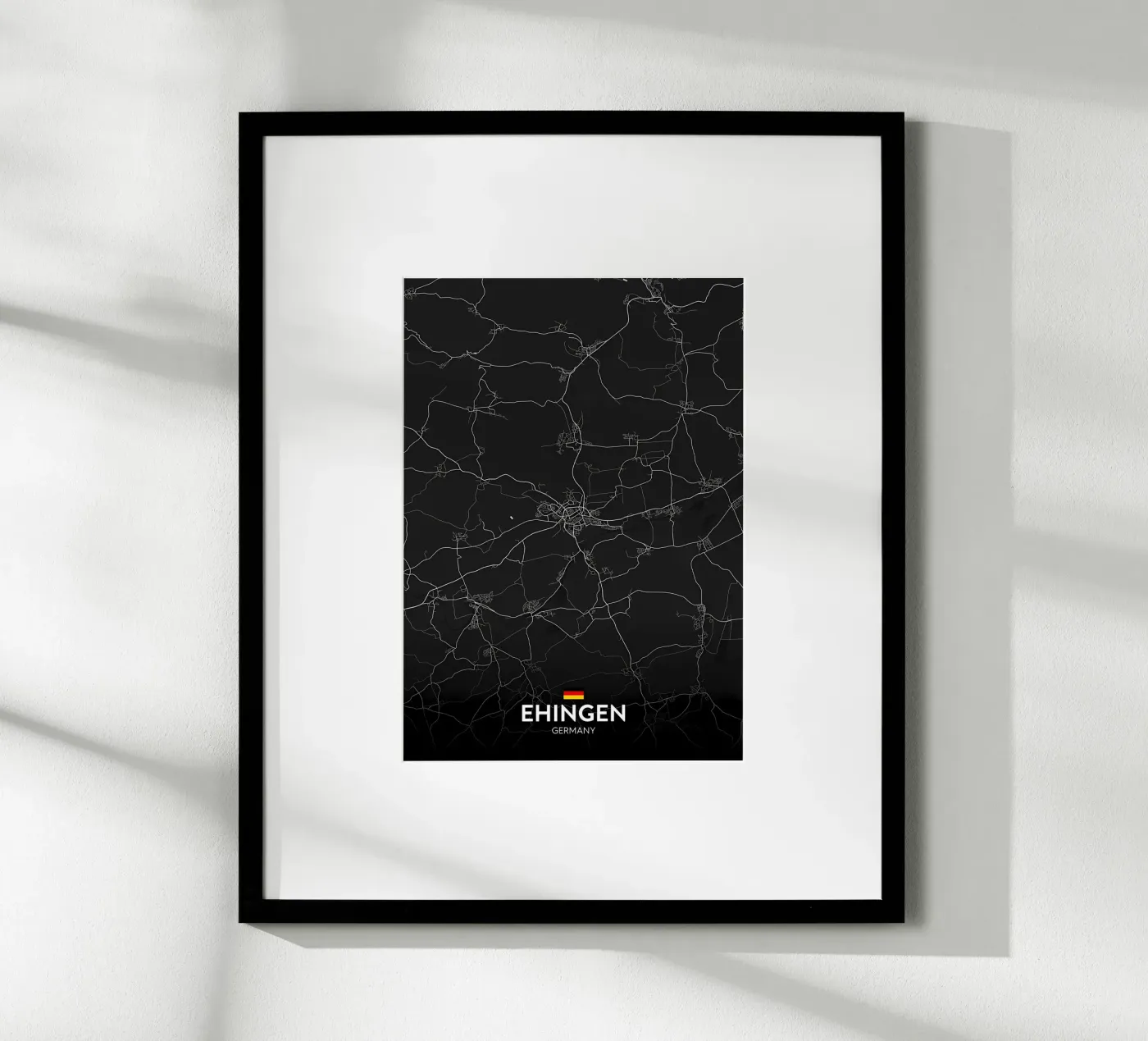 Ehingen DE poster by Christopher Adams