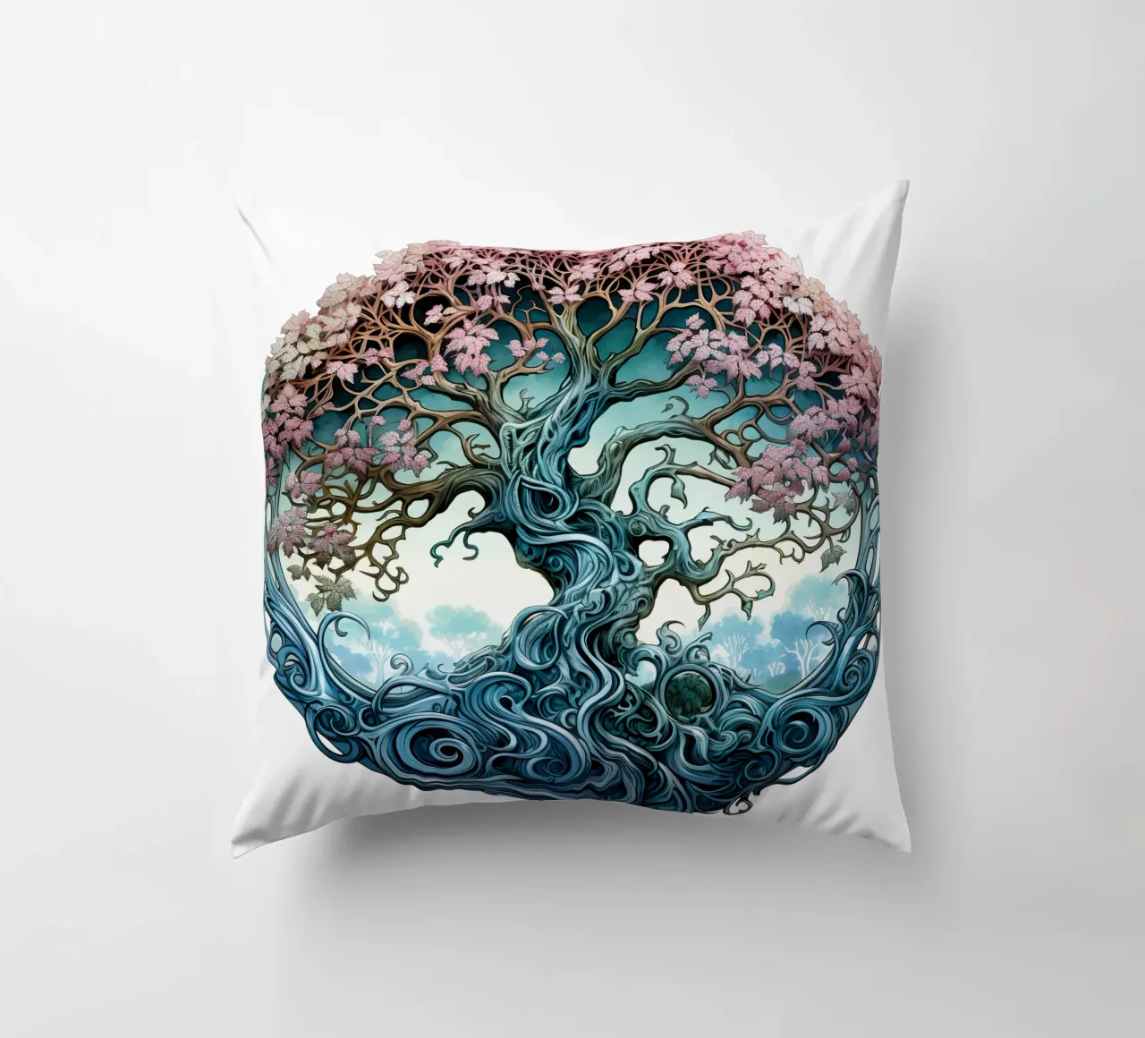 Albero della vita colorato cuscino da Spiritual Touch