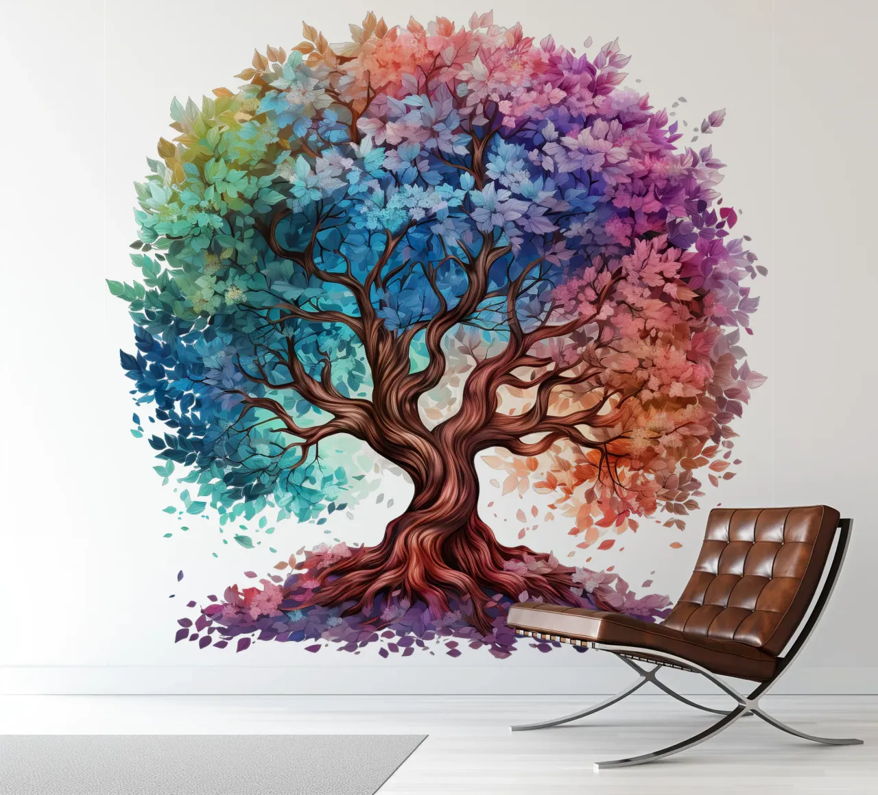 Arbre de vie coloré papier peint photo de Spiritual Touch