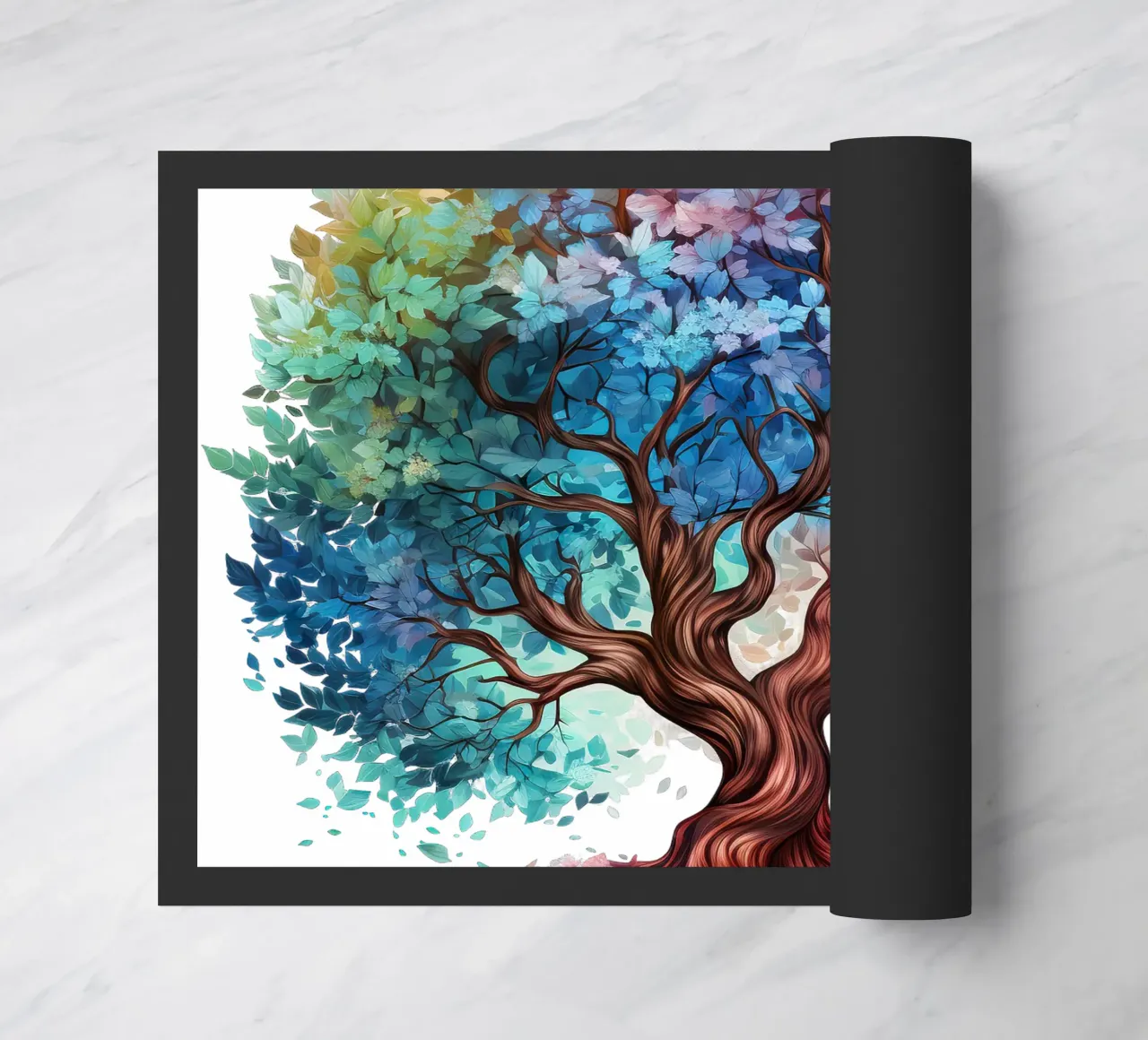 Albero della vita colorato zerbino da Spiritual Touch