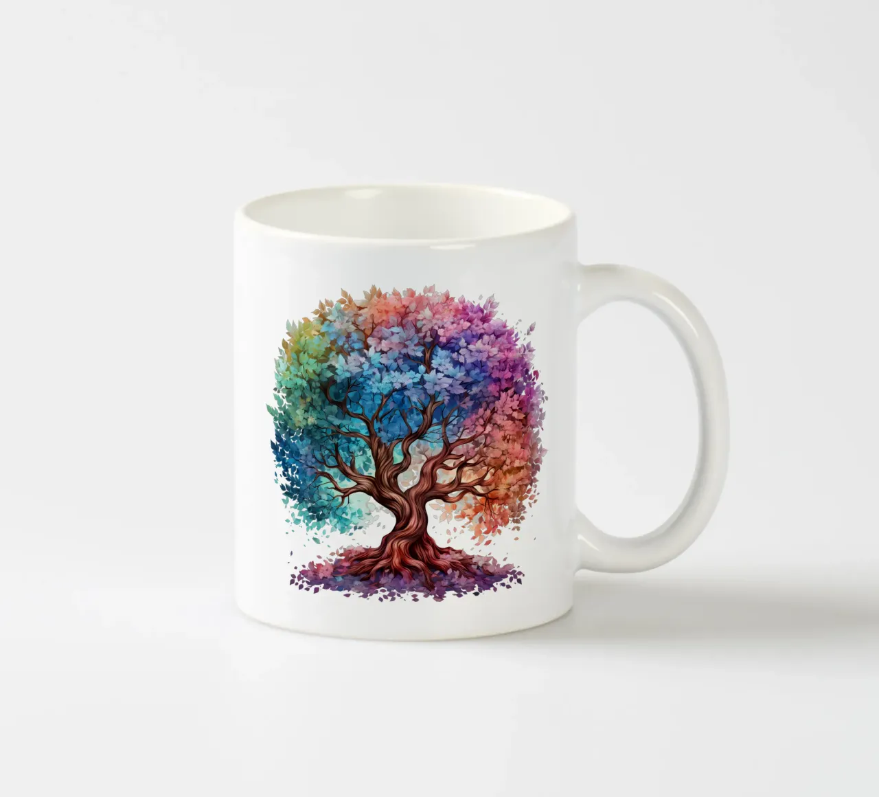 Albero della vita colorato tazza in ceramica da Spiritual Touch