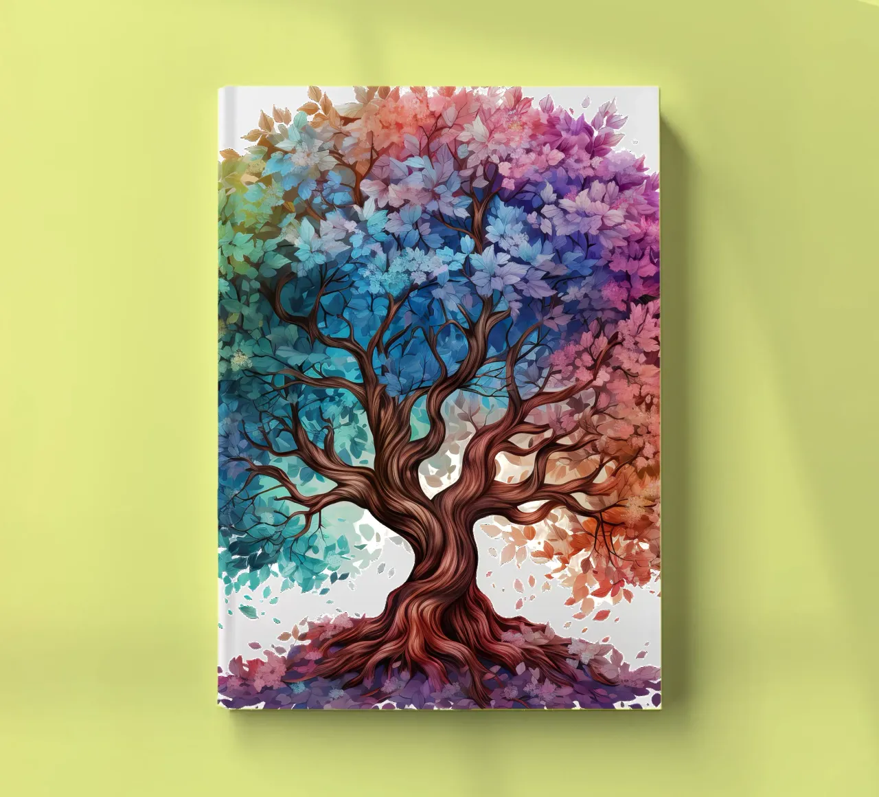 Bunter Baum des Lebens Notizbuch von Spiritual Touch
