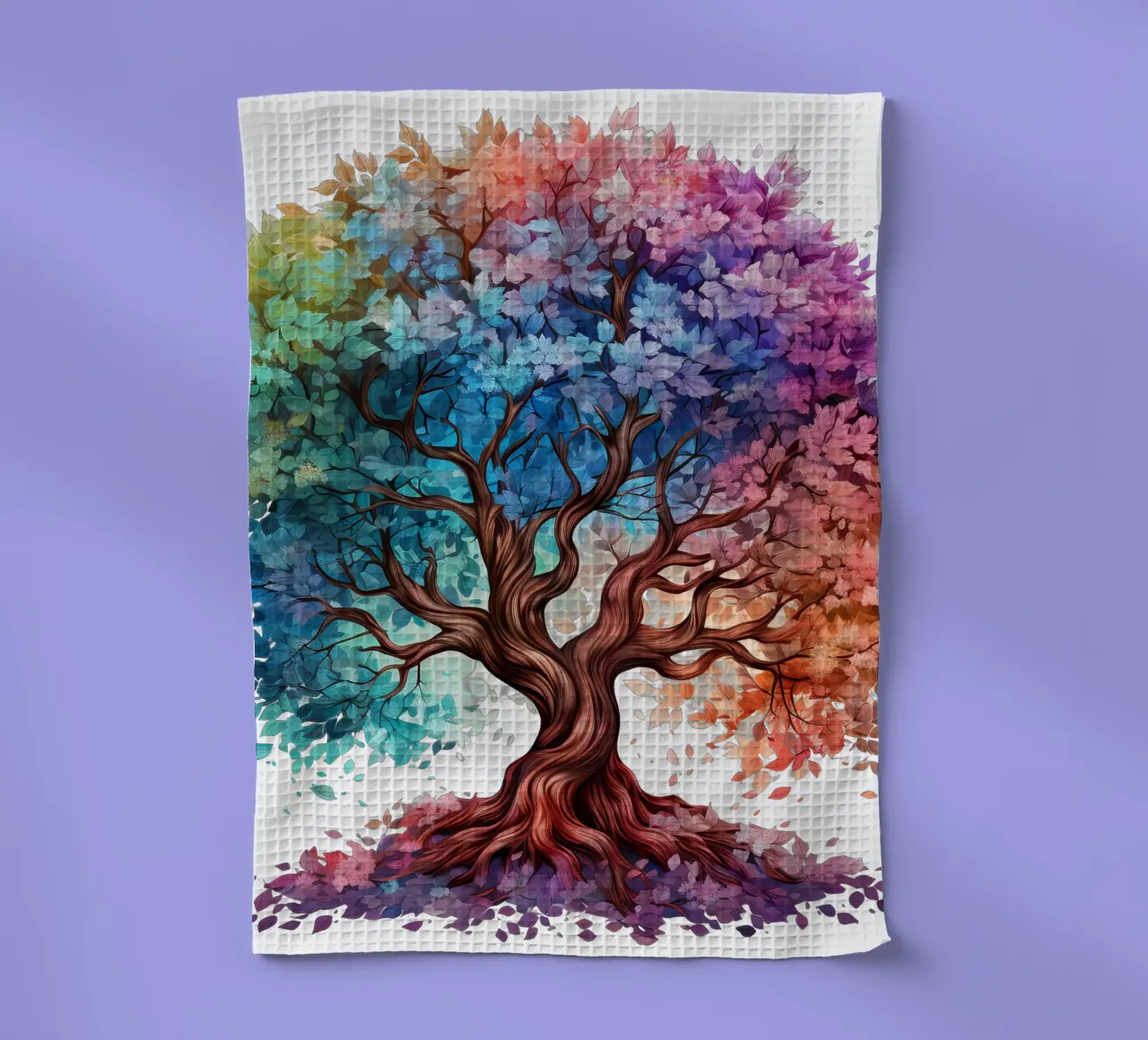 Albero della vita colorato canovaccio da cucina da Spiritual Touch