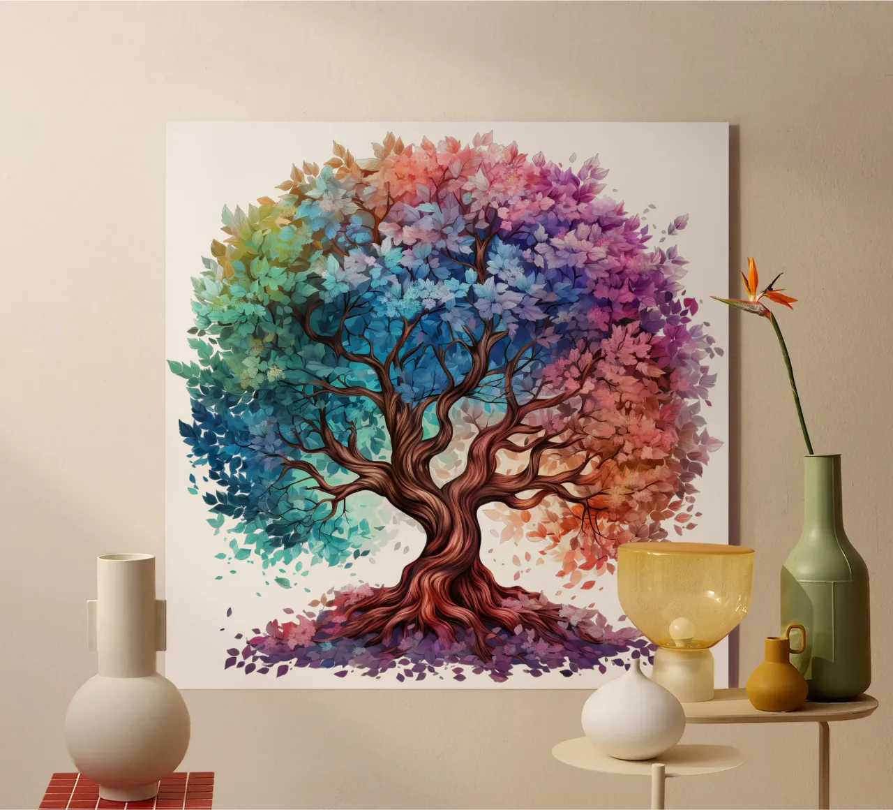 Albero della vita colorato plexiglass da Spiritual Touch