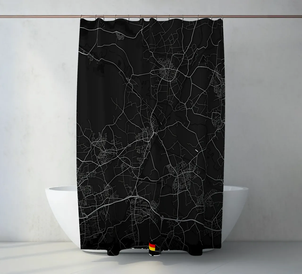 Datteln DE Duschvorhang von Christopher Adams