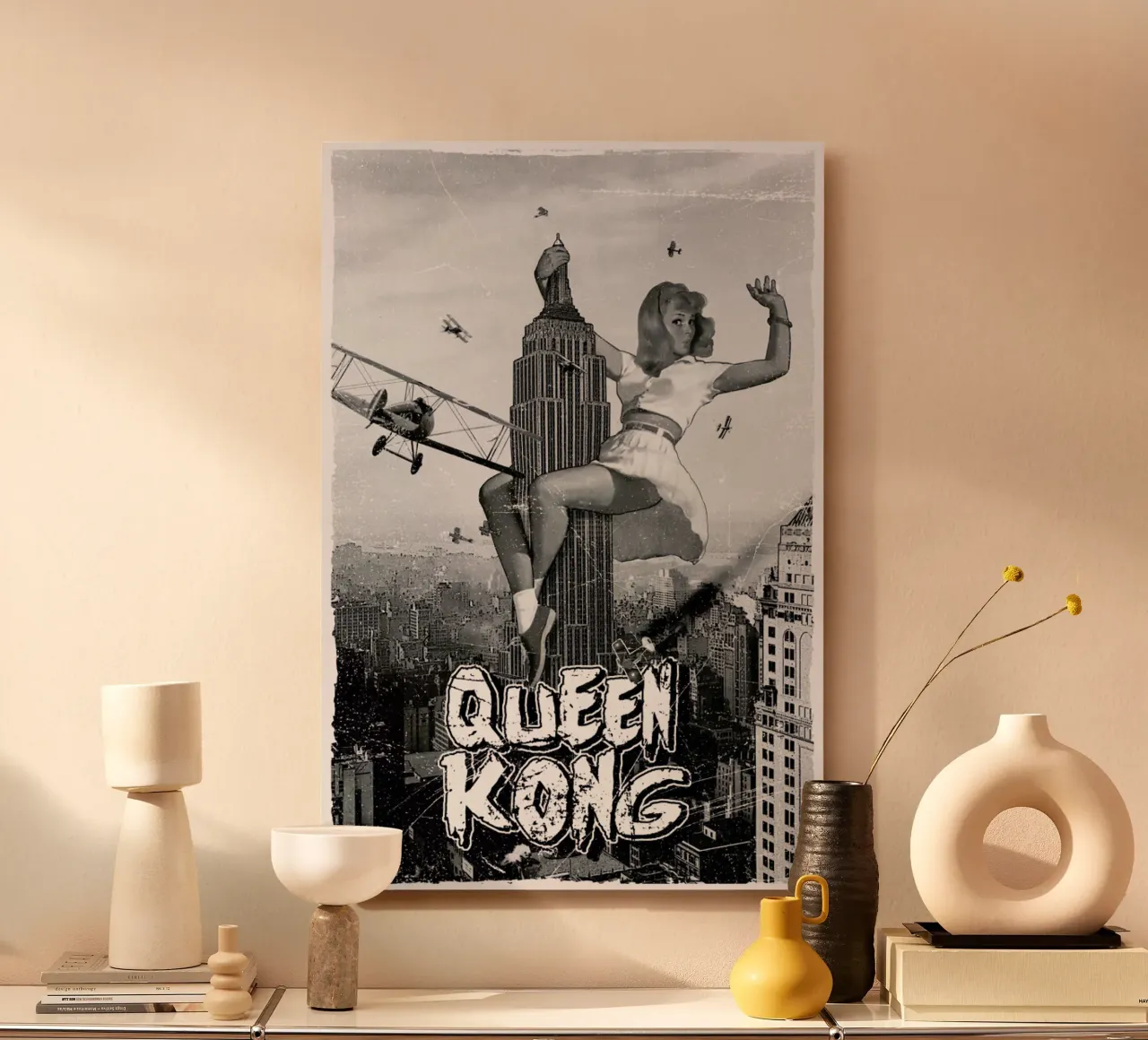 Queen Kong 2 alluminio dibond da Olivier Marchand