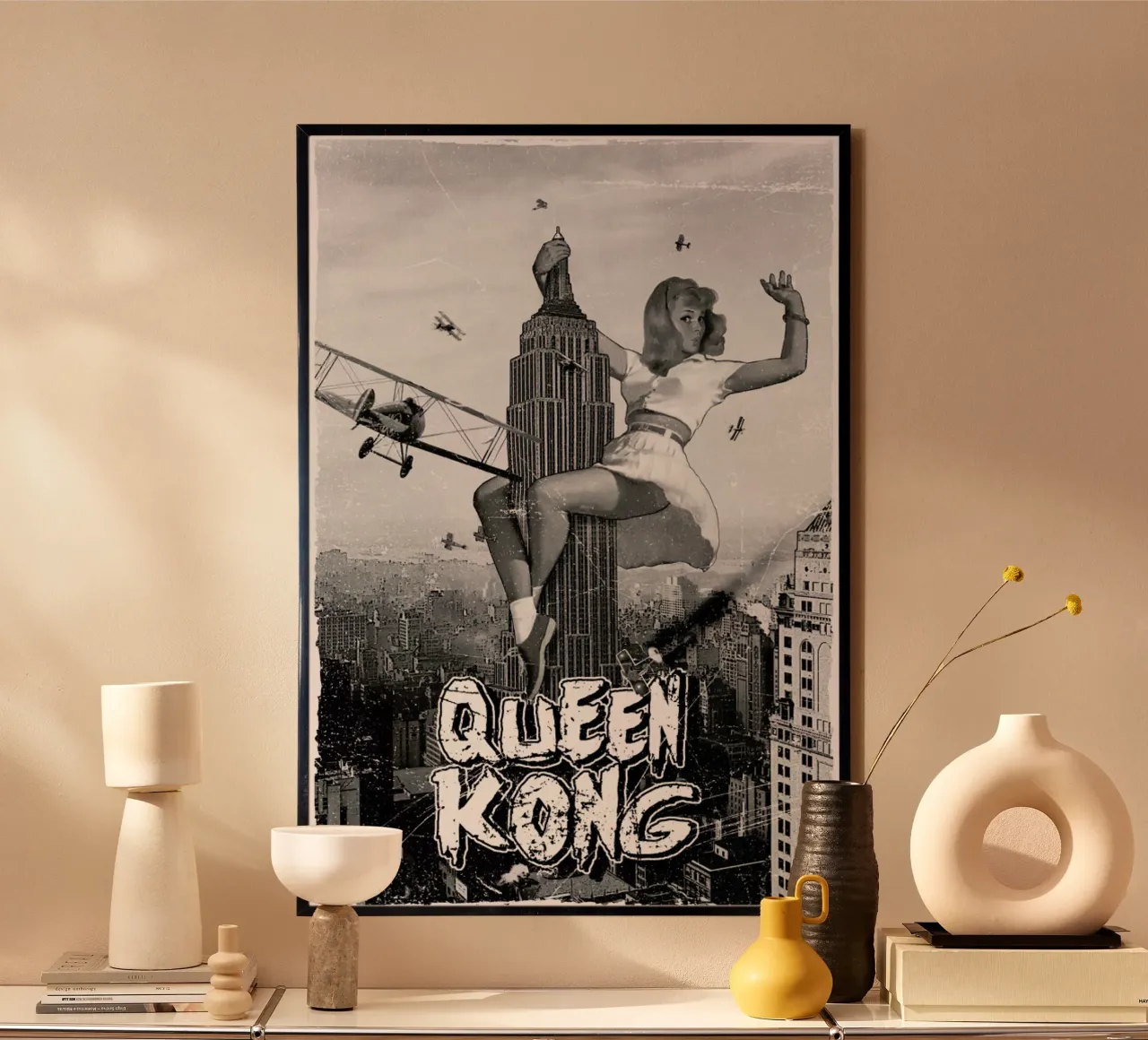 Queen Kong 2 carta hahnemühle da Olivier Marchand