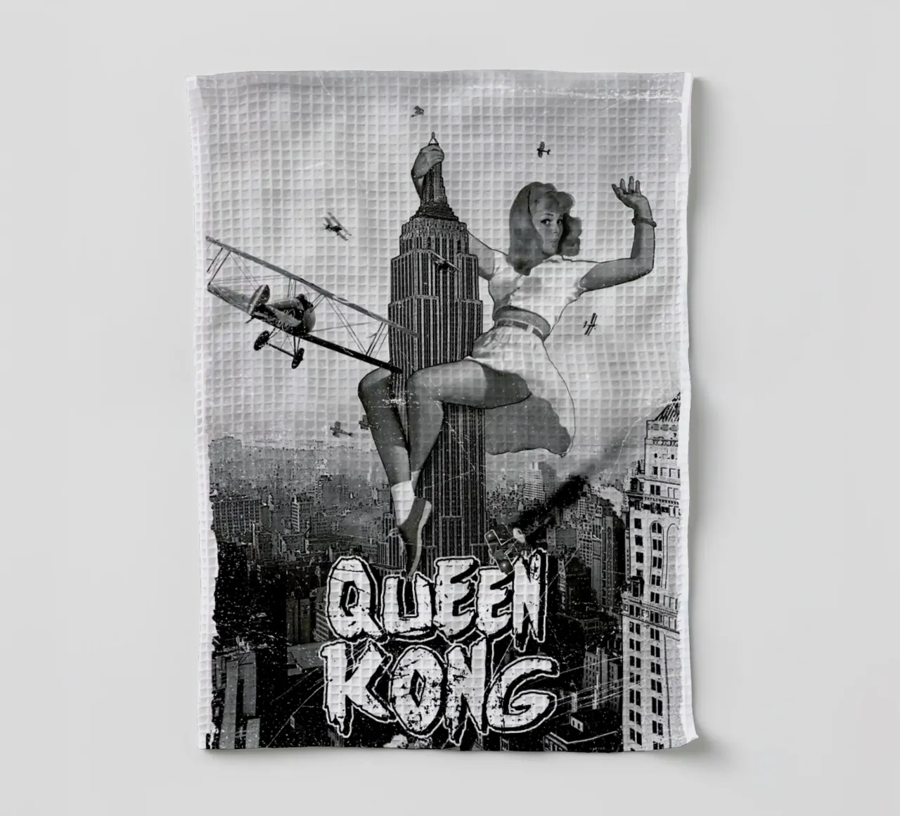 Queen Kong 2 canovaccio da cucina da Olivier Marchand