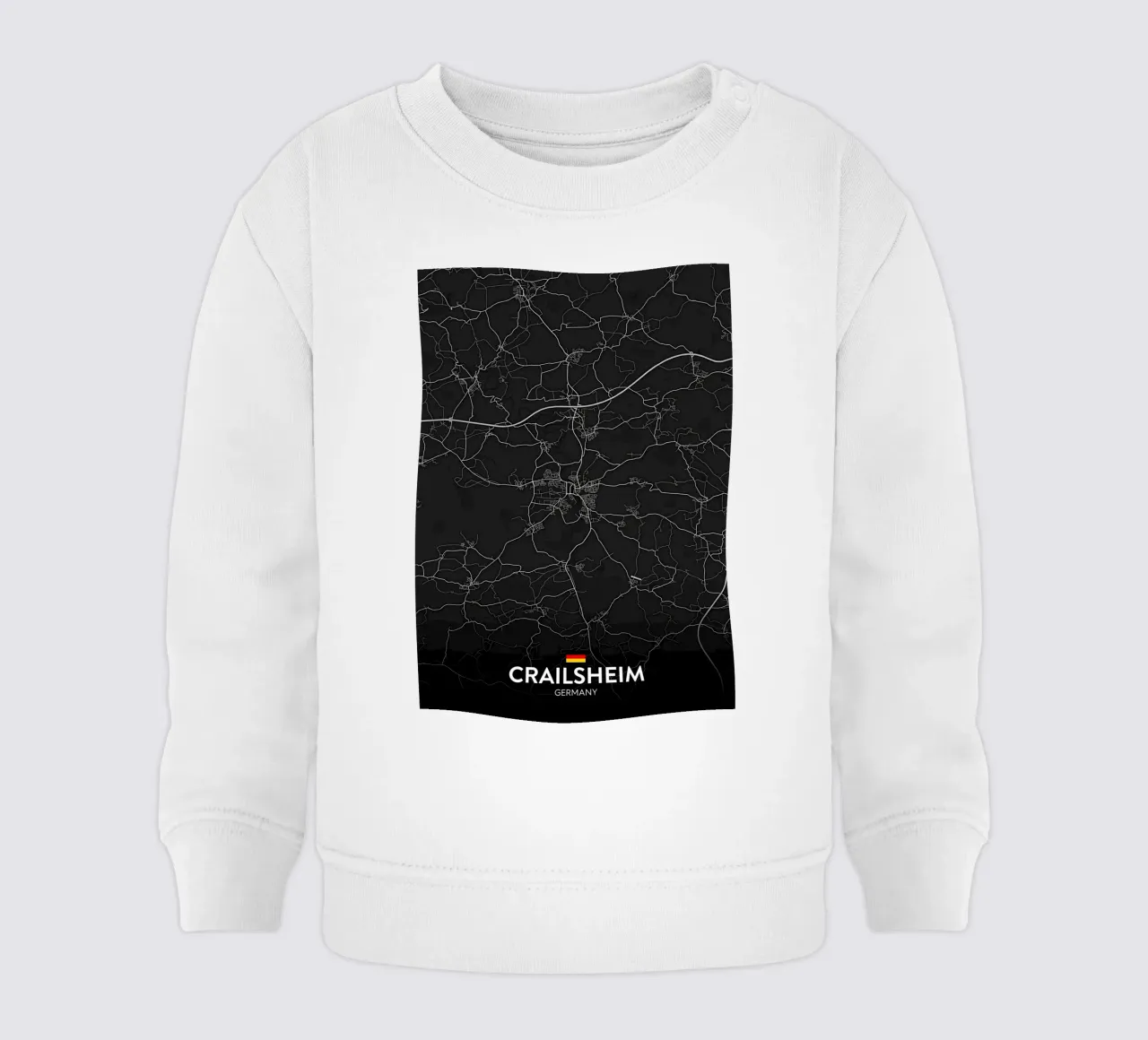 Crailsheim DE baby sweatshirt by Christopher Adams