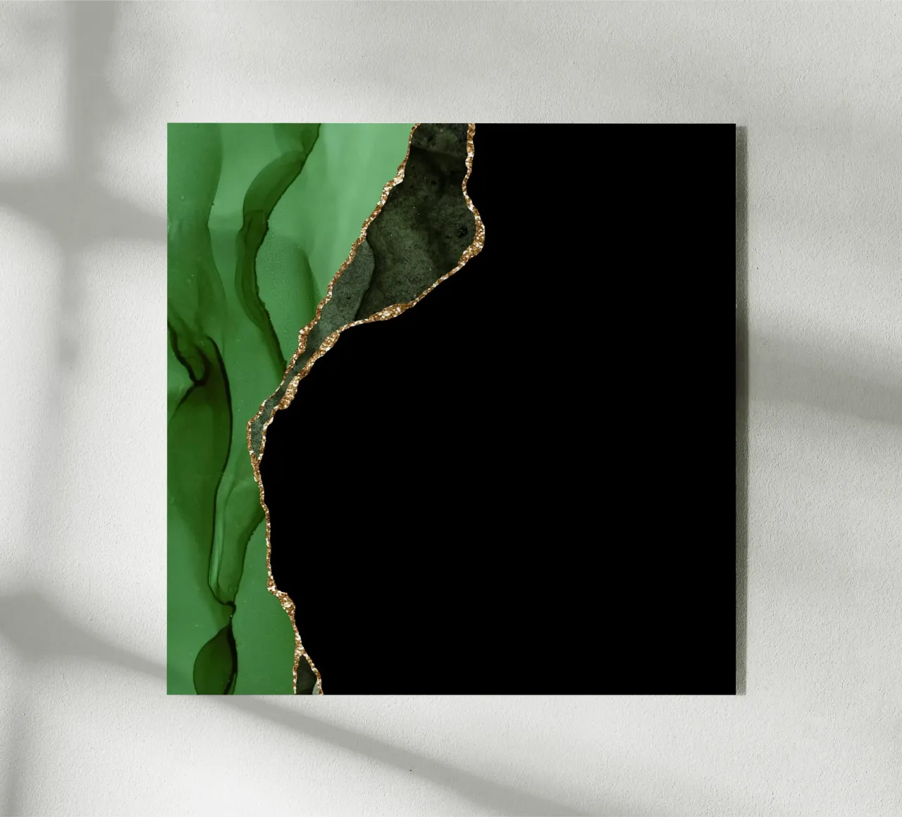 Texture Agata verde e oro 09 plexiglass da Gemstone Textures