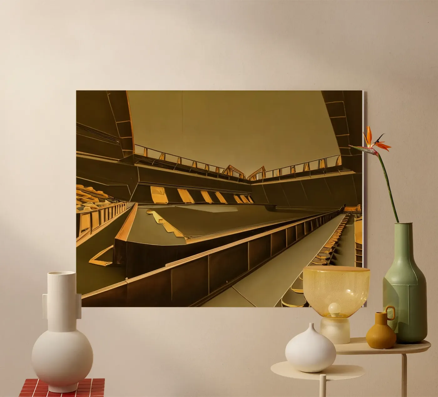 Stadio_Dortmund_3 plexiglass da Impressionismus by LK