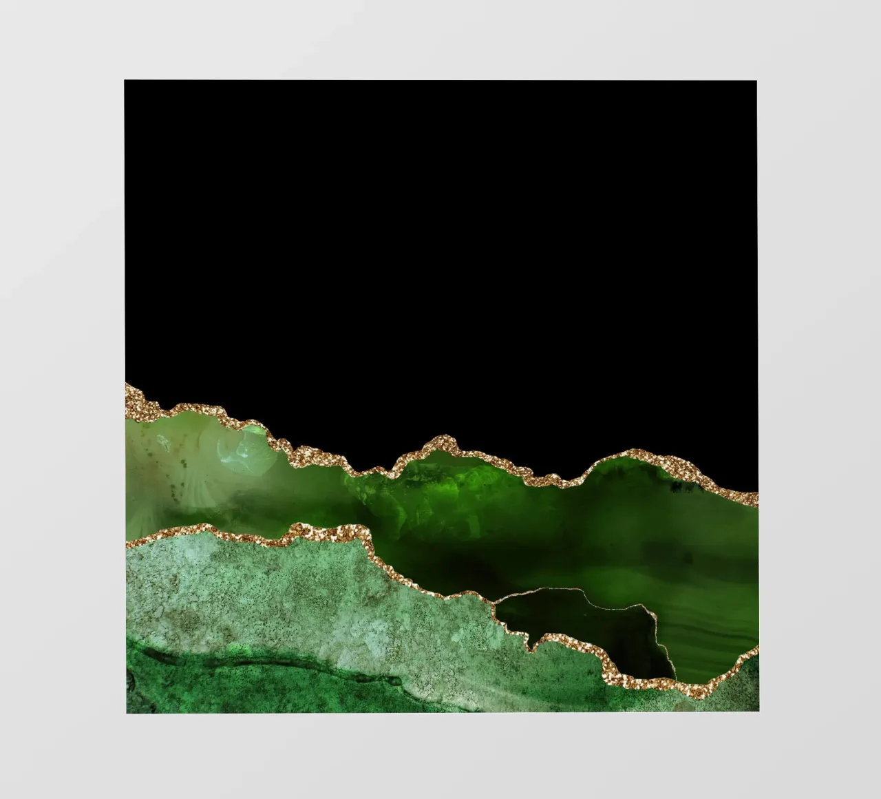 Agata verde e oro Texture 10 telo in pvc da Gemstone Textures