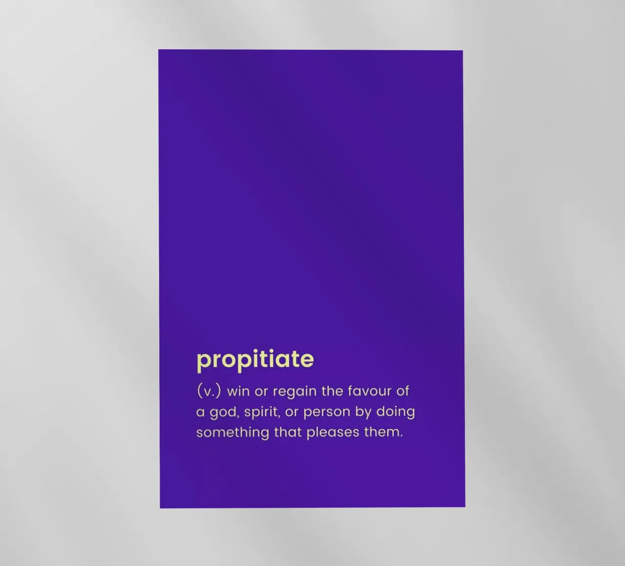 Propitiate pellicola backlit da Studio One