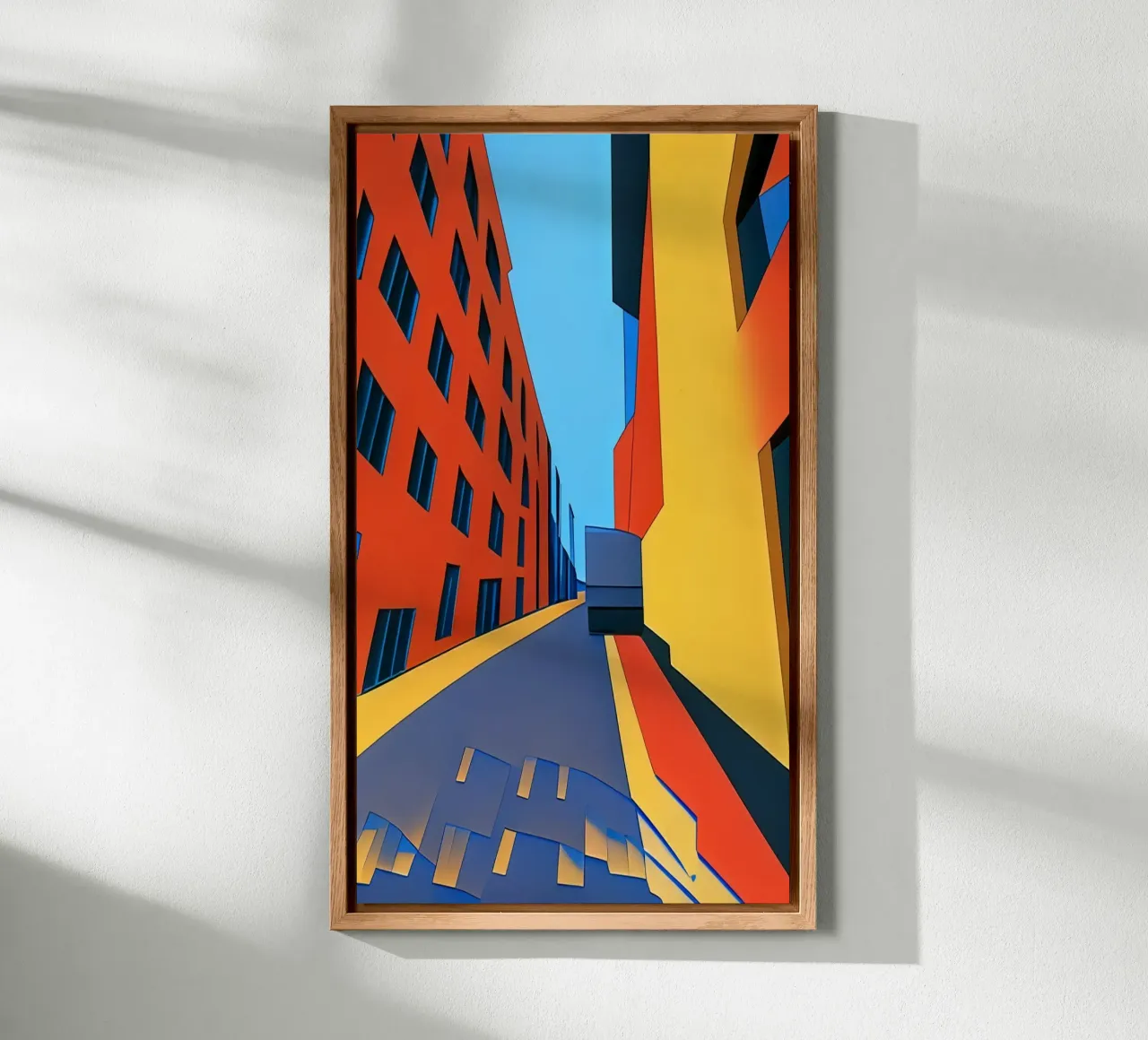 Gasse_1 alluminio dibond da Abstract Art by LK