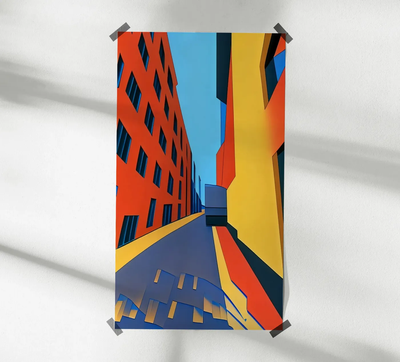 Gasse_1 poster da Abstract Art by LK