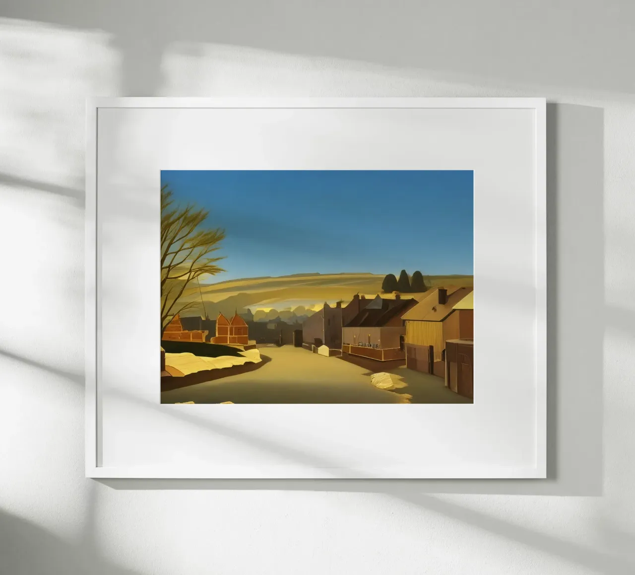 Paesaggio vicino a Willingen_2 poster con telaio in plastica da Impressionismus by LK