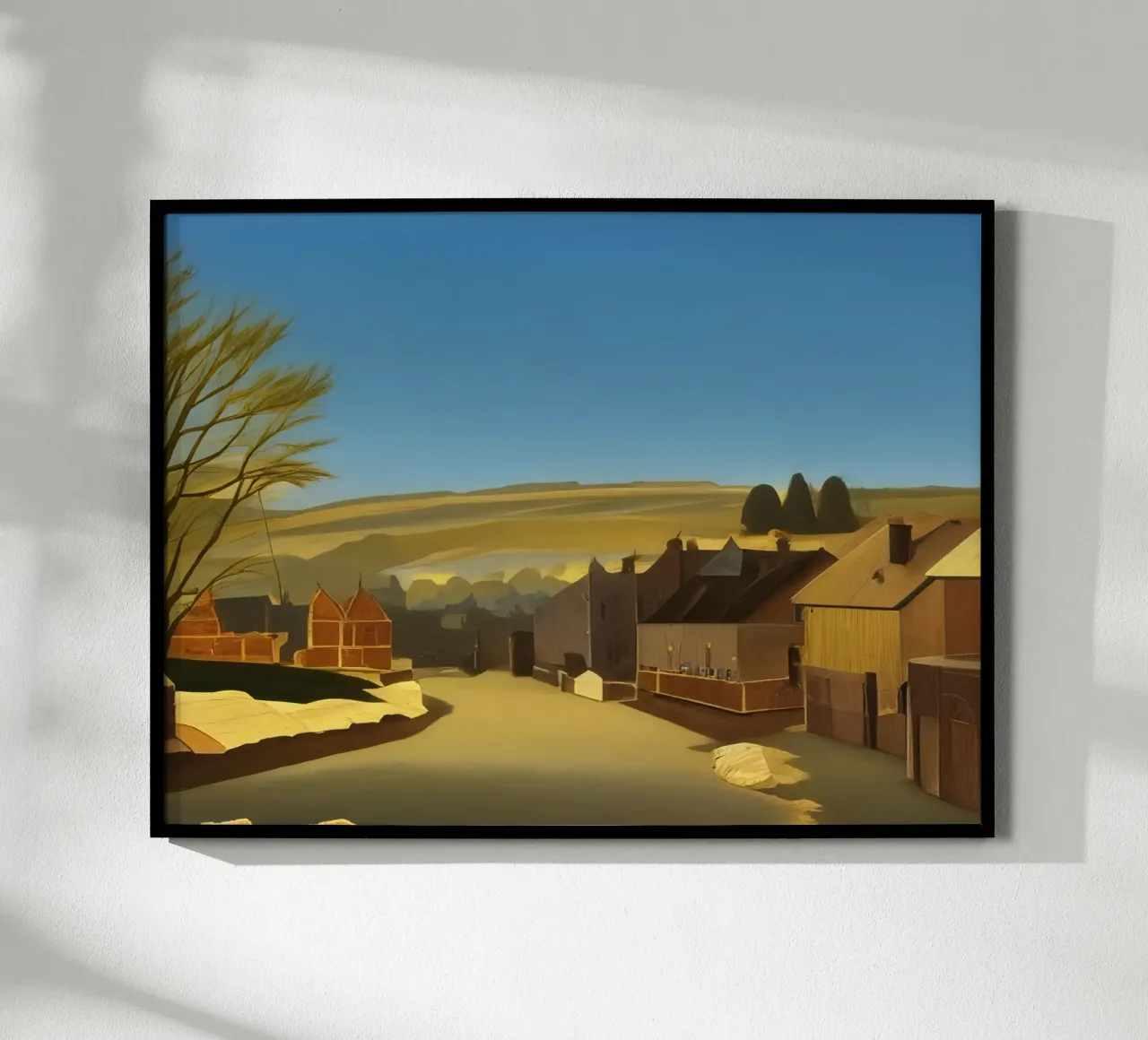 Paesaggio vicino a Willingen_2 poster con telaio in plastica da Impressionismus by LK