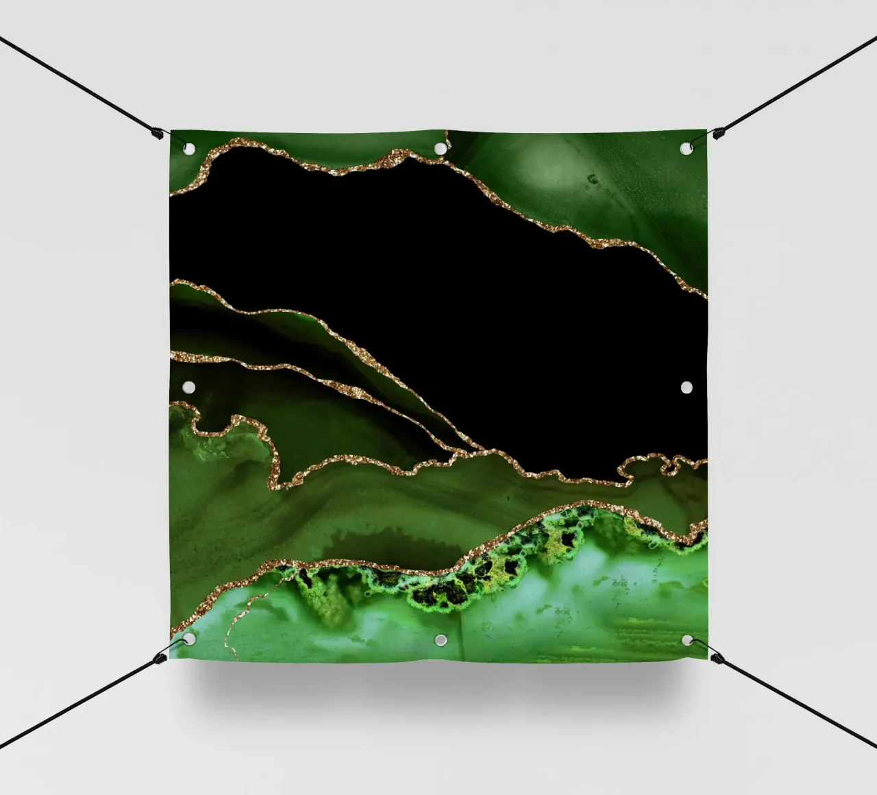 Agata verde e oro Texture 14 telo in pvc da Gemstone Textures