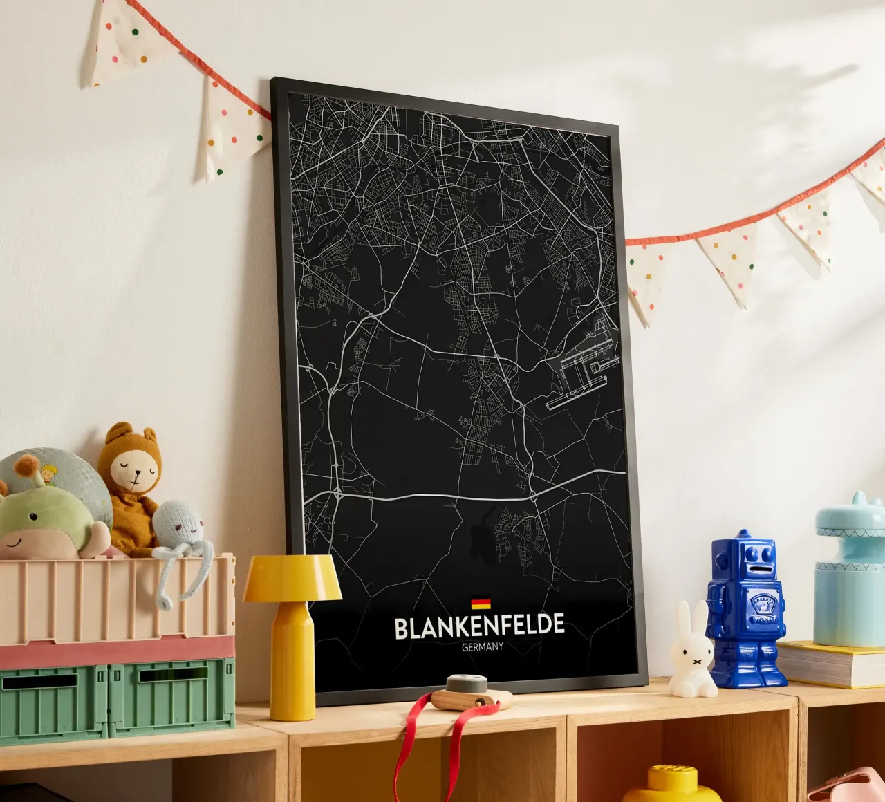 Blankenfelde DE poster by Christopher Adams