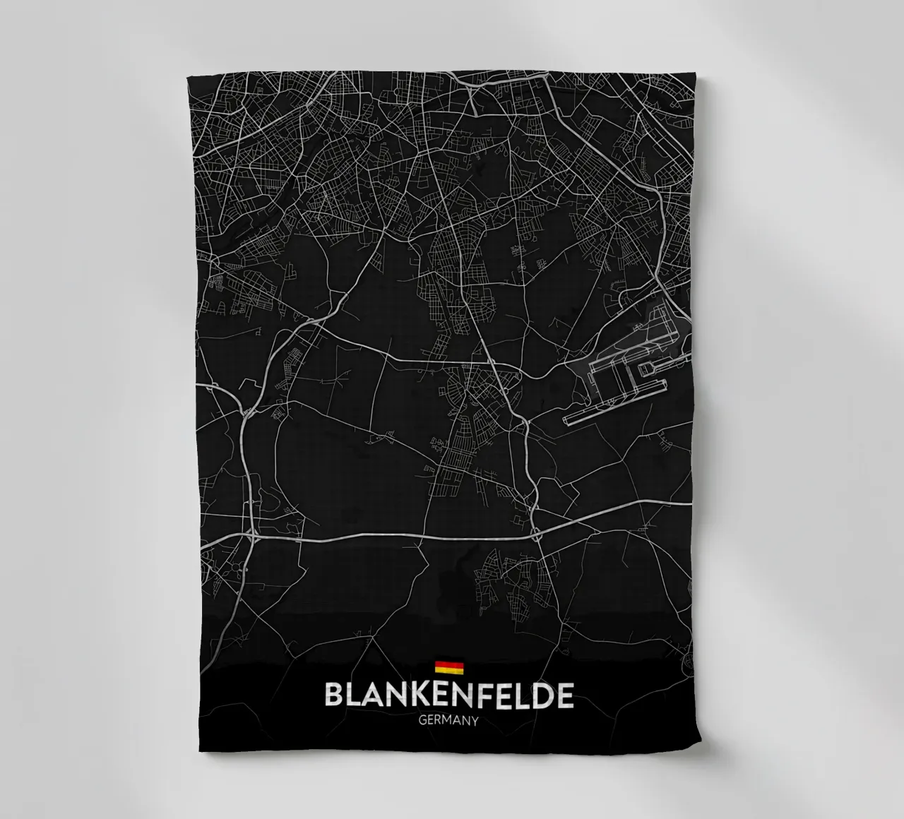 Blankenfelde DE tea towel by Christopher Adams