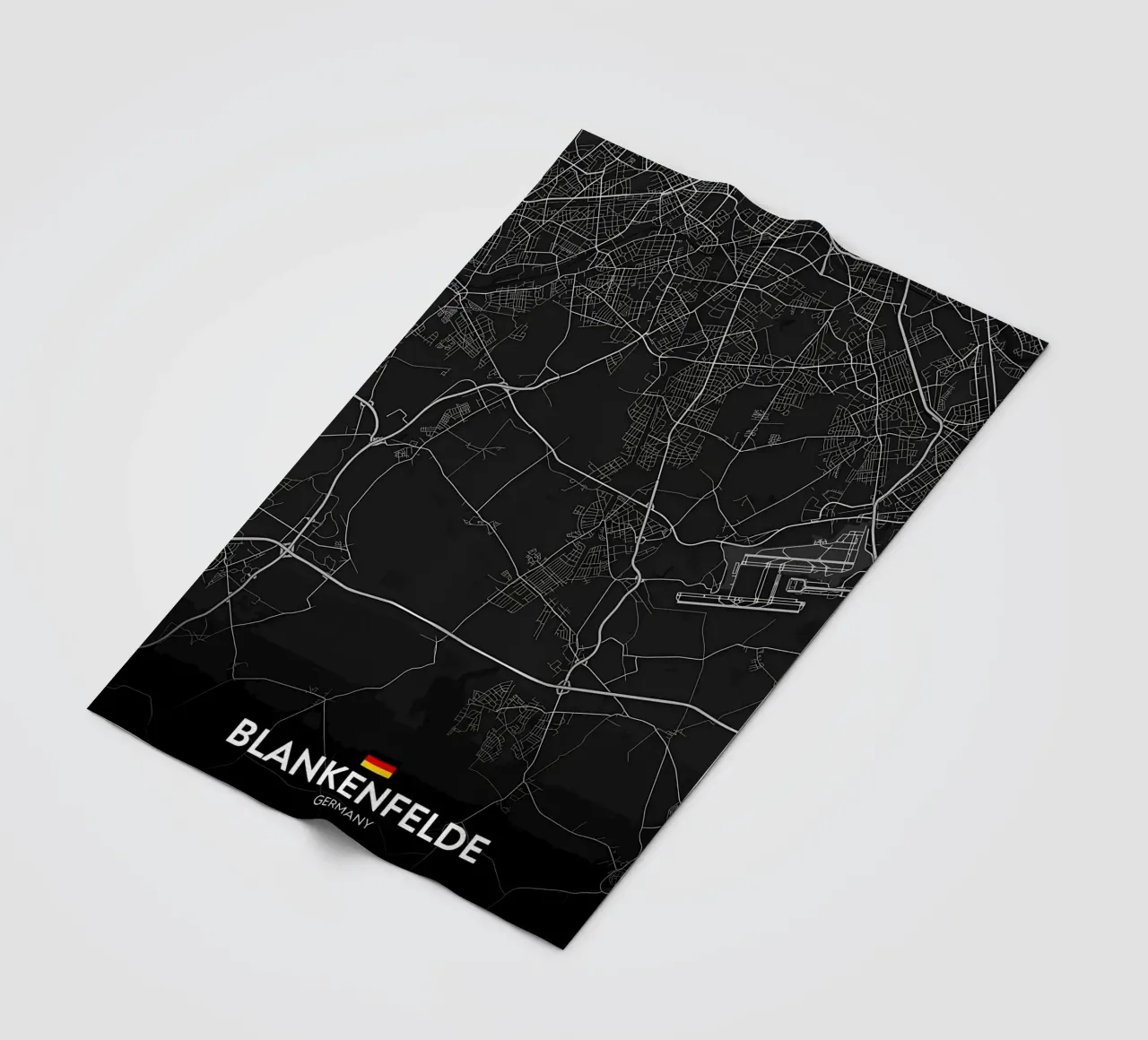 Blankenfelde DE fleece blanket by Christopher Adams