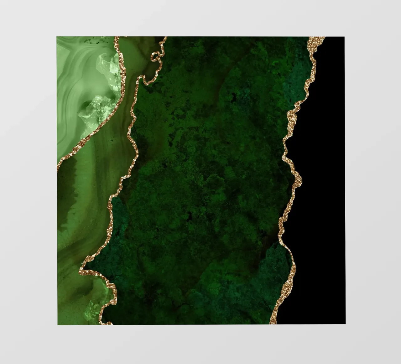 Texture agata verde e oro 15 telo in pvc da Gemstone Textures