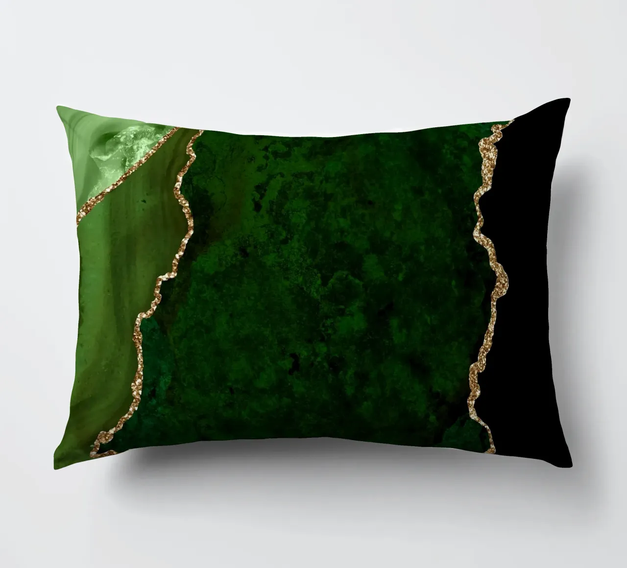 Texture agata verde e oro 15 cuscino da Gemstone Textures