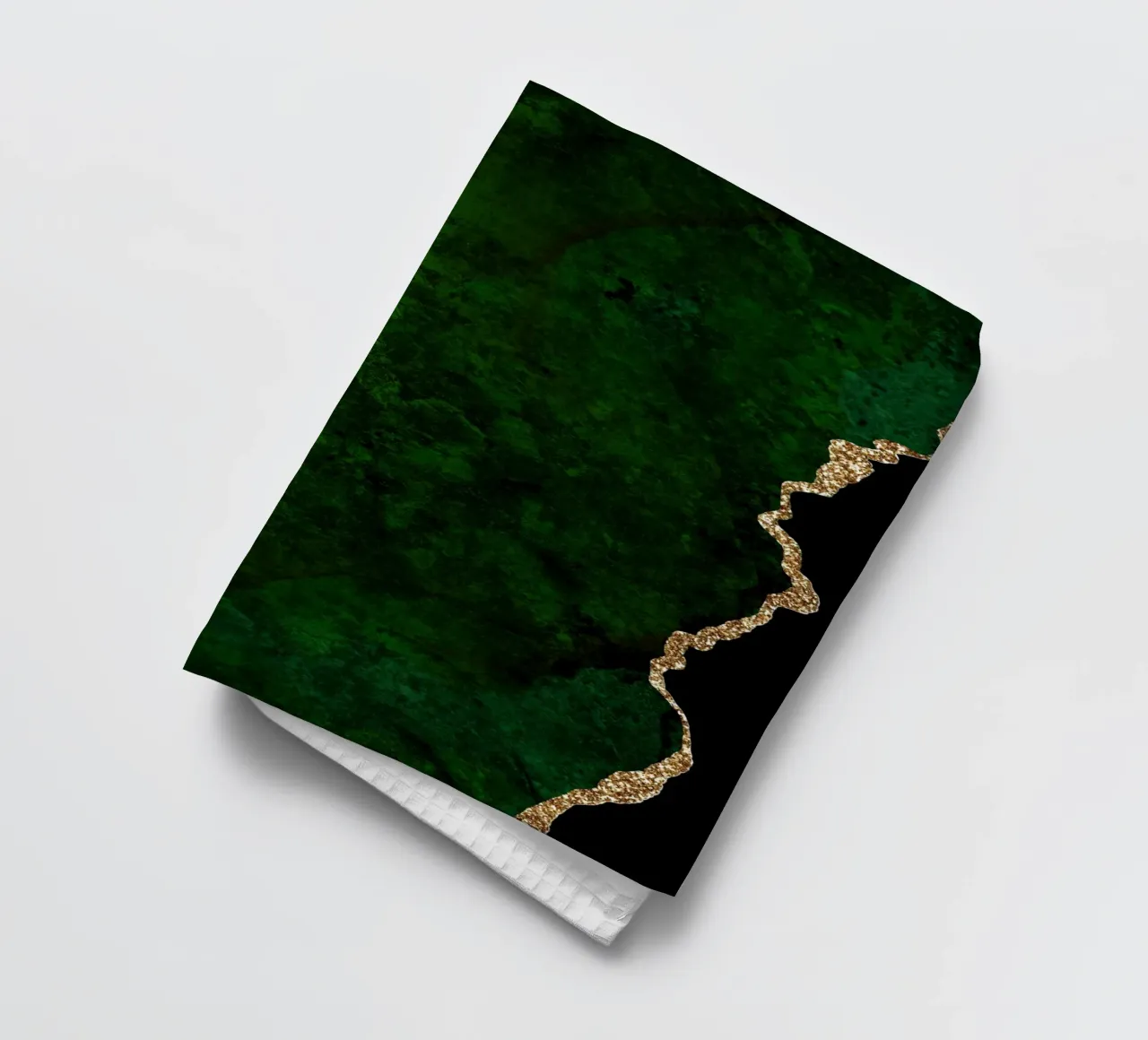 Texture Agate verte et or 15 torchon de Gemstone Textures