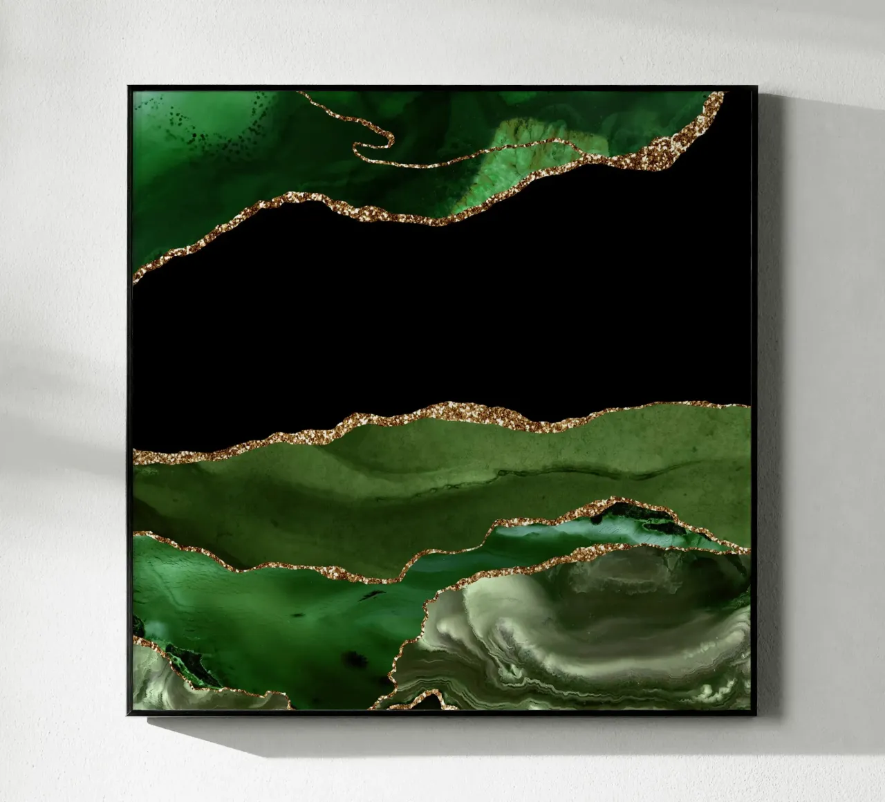 Texture agata verde e oro 16 plexiglass da Gemstone Textures