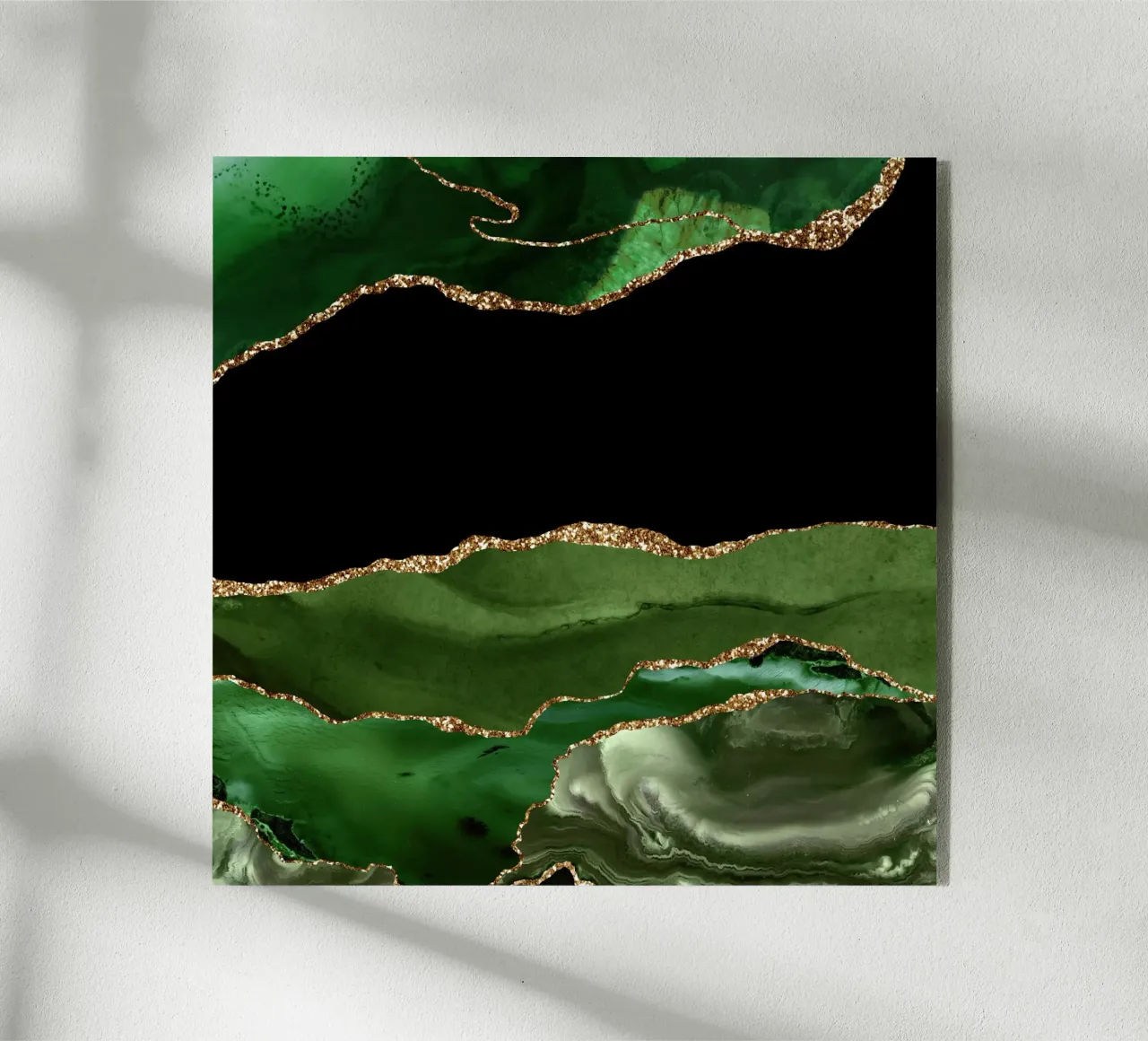 Texture agata verde e oro 16 plexiglass da Gemstone Textures