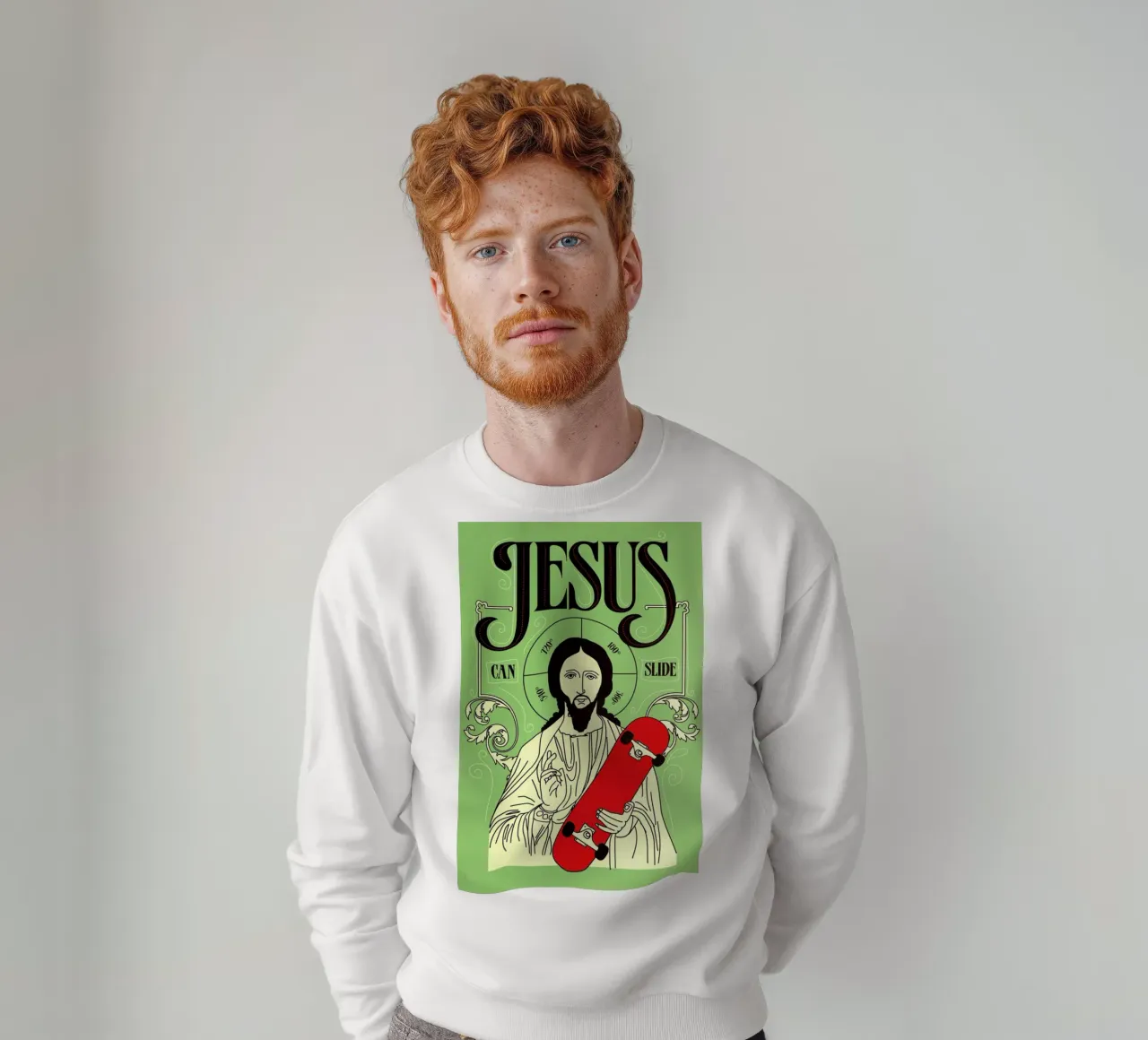 Jesus Can Slide felpa da Róbert Farkas