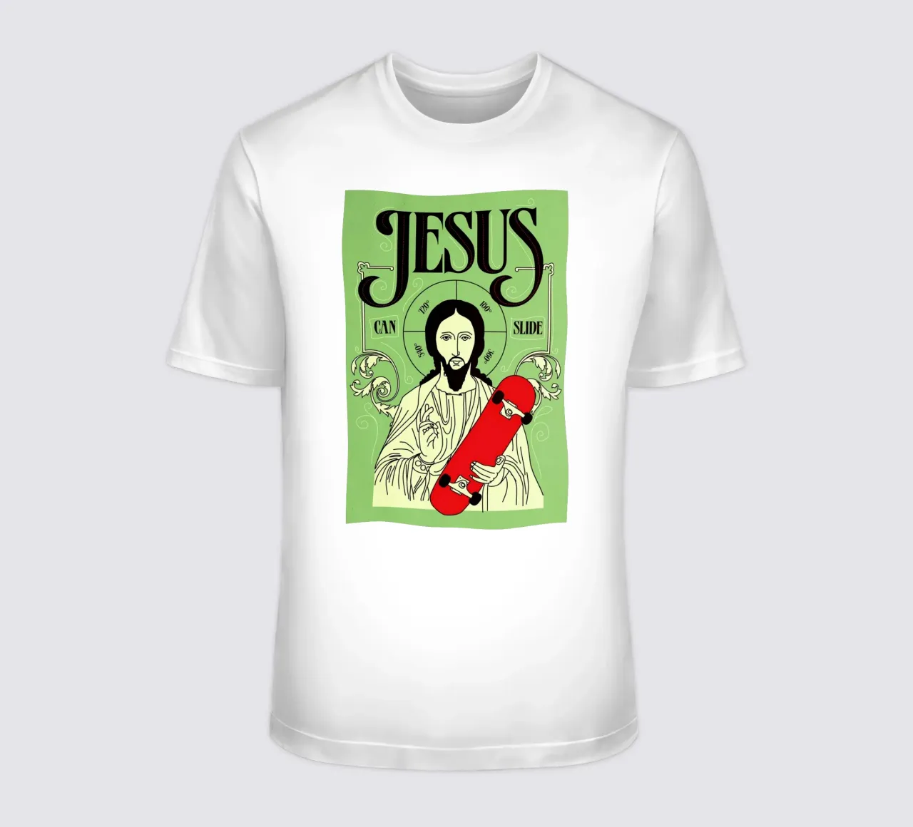 Jesus Can Slide t-shirt da Róbert Farkas