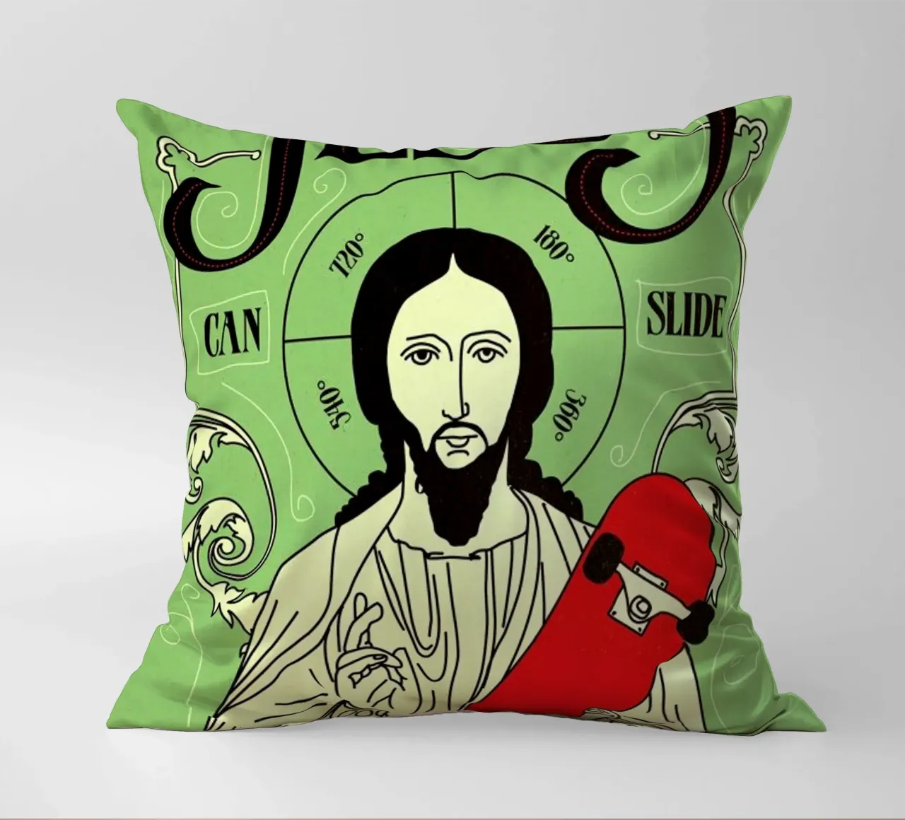 Jesus Can Slide cuscino da Róbert Farkas