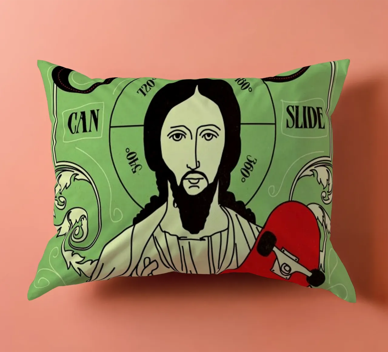 Jesus Can Slide cuscino da Róbert Farkas