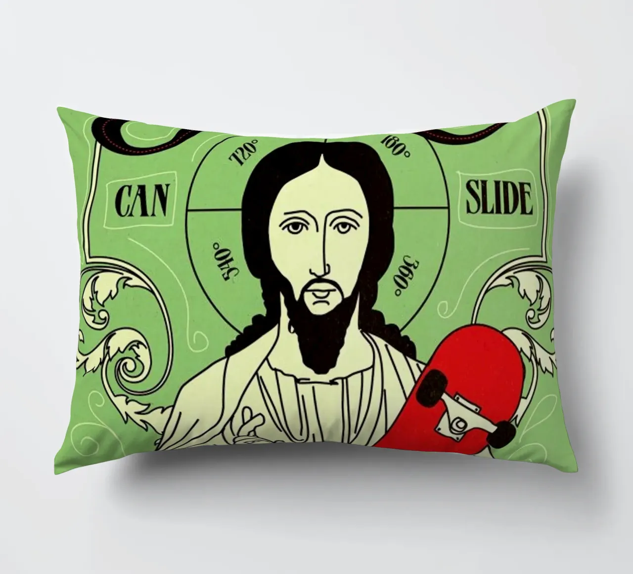 Jesus Can Slide cuscino da Róbert Farkas