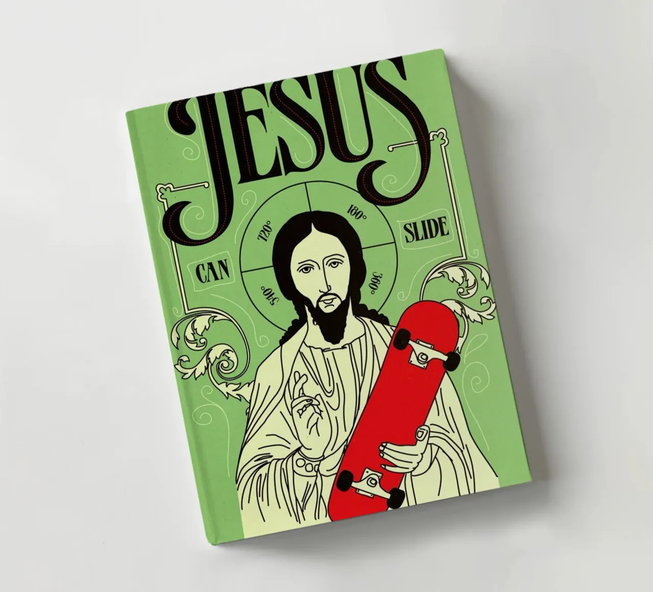 Jesus Can Slide notebook by Róbert Farkas