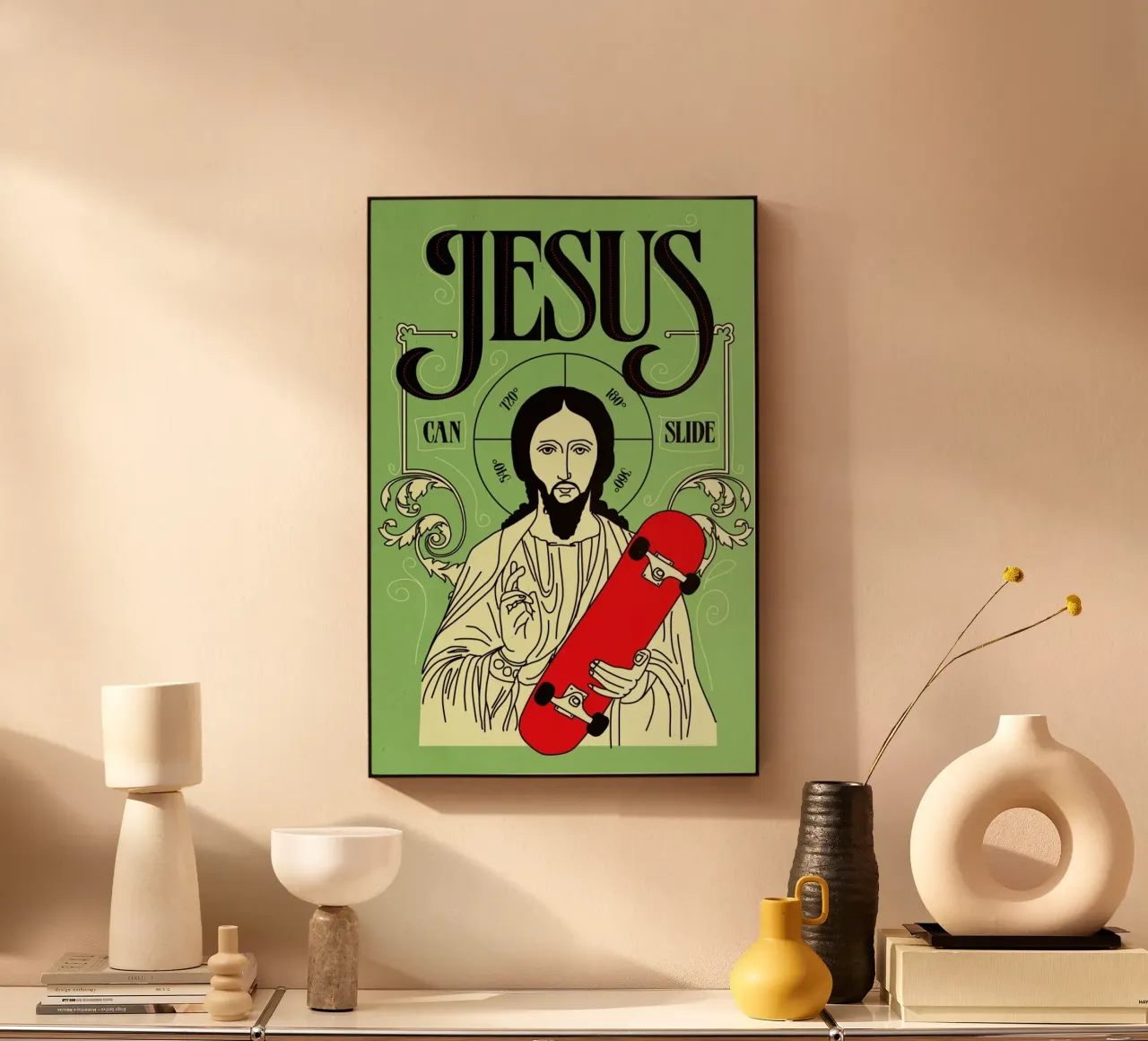 Jesus Can Slide plexiglass da Róbert Farkas