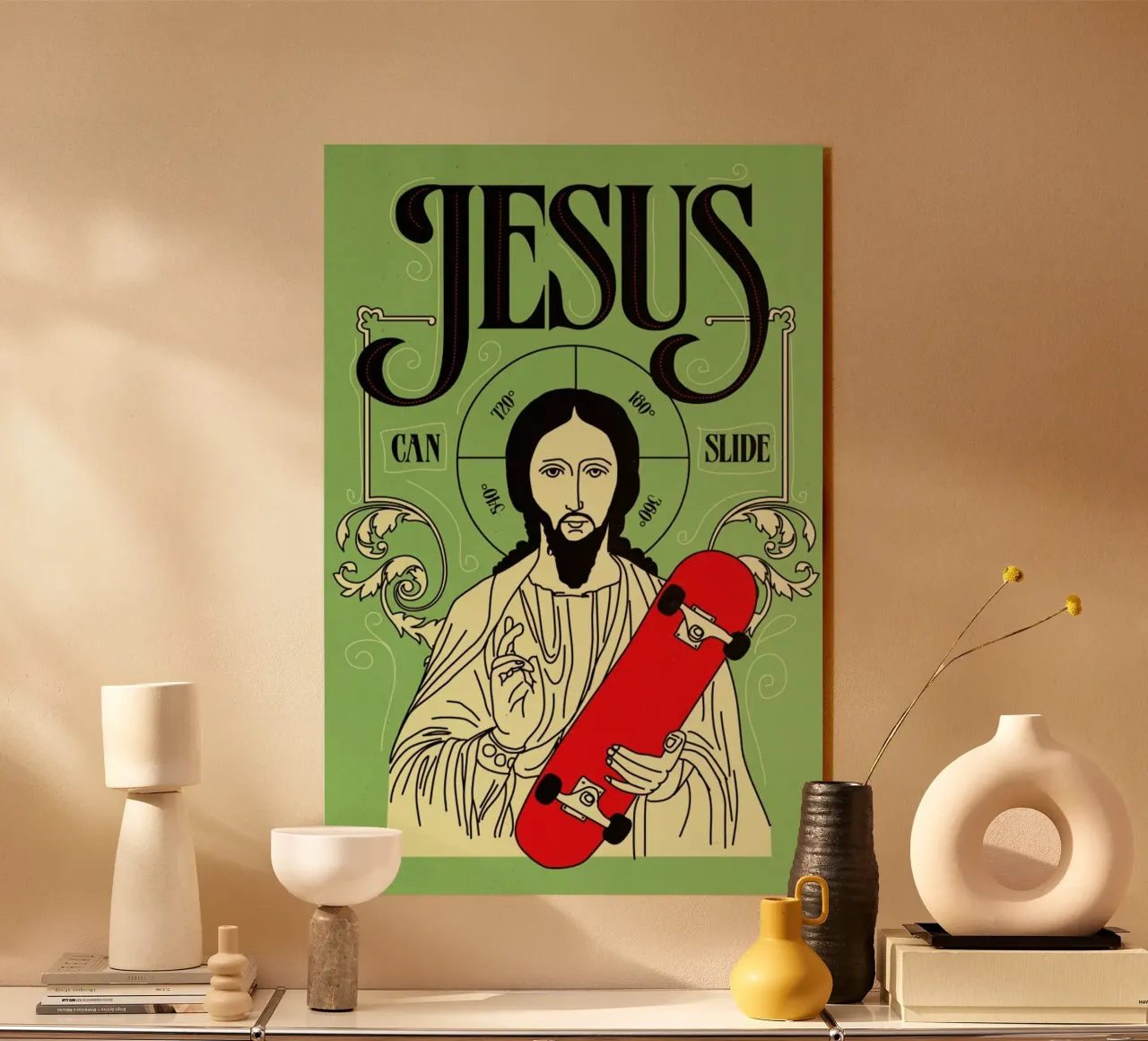 Jesus Can Slide plexiglass da Róbert Farkas