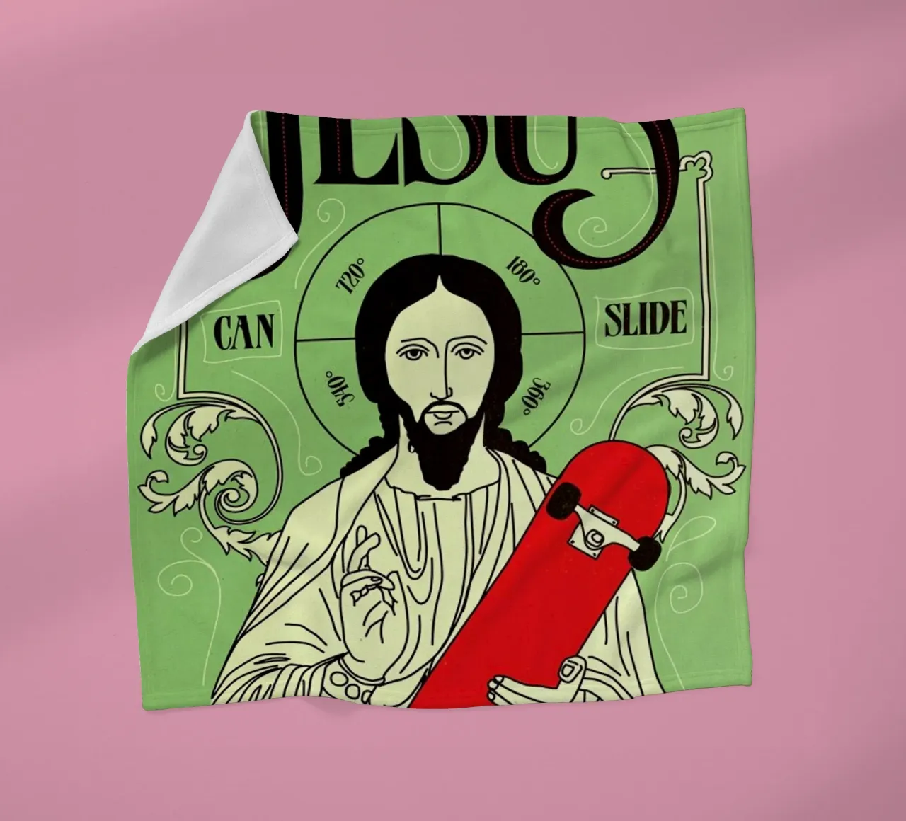 Jesus Can Slide coperta in pile da Róbert Farkas