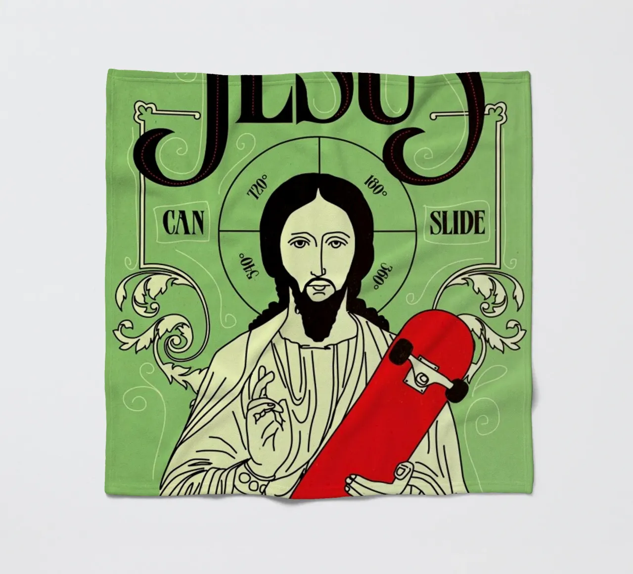 Jesus Can Slide coperta in pile da Róbert Farkas