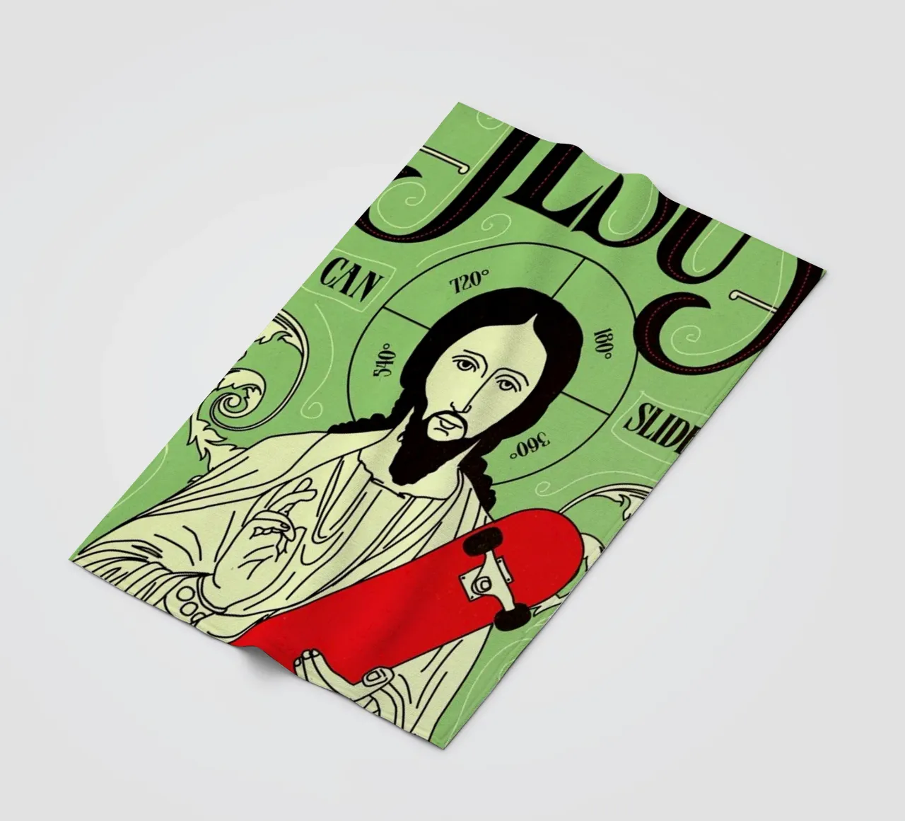 Jesus Can Slide coperta in pile da Róbert Farkas