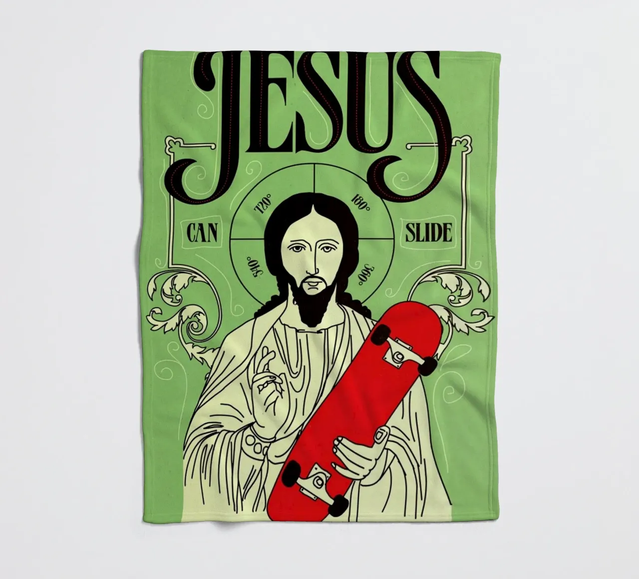 Jesus Can Slide coperta in pile da Róbert Farkas