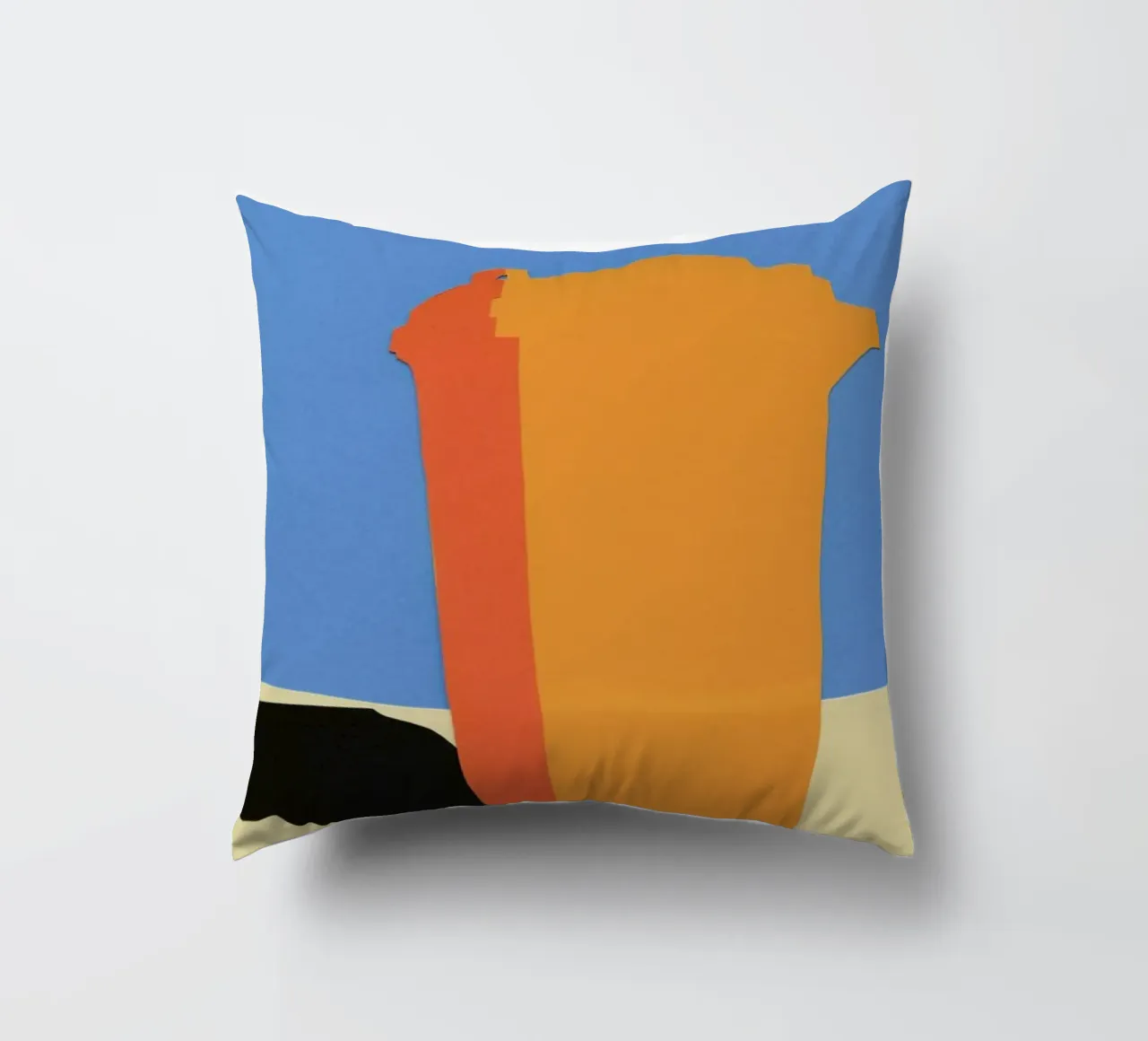 Orange Garbage Bin cuscino da Rosi Feist