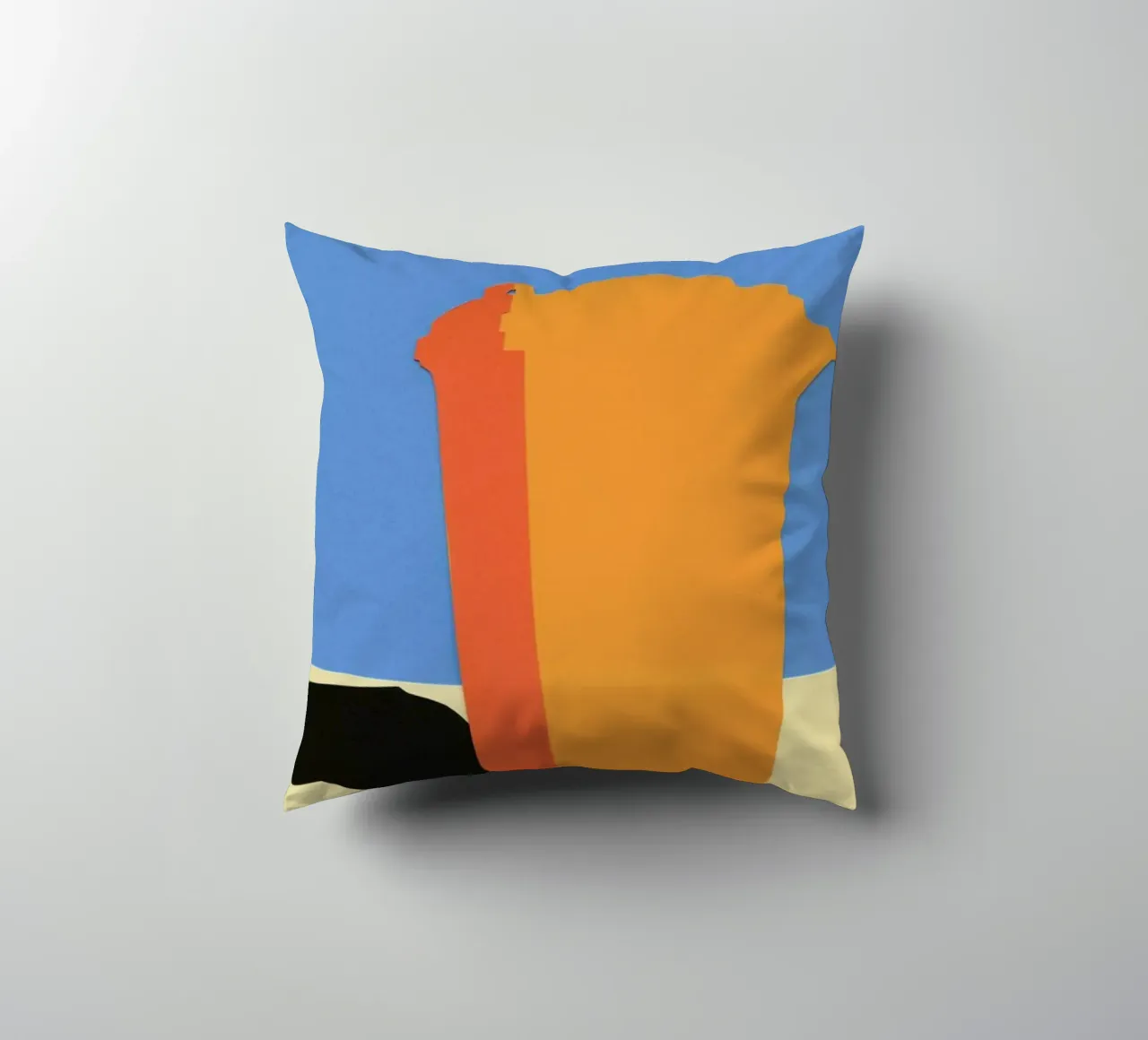 Orange Garbage Bin cuscino da Rosi Feist